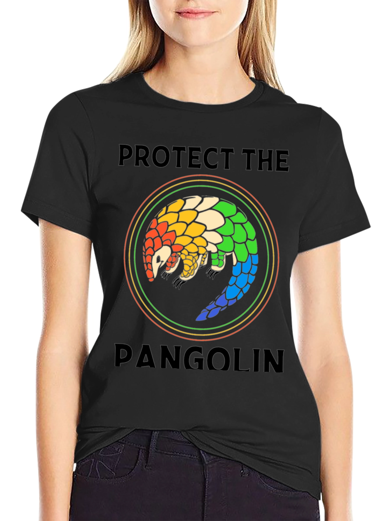 Protect the Pangolin T-Shirt - Wildlife Conservation Tee