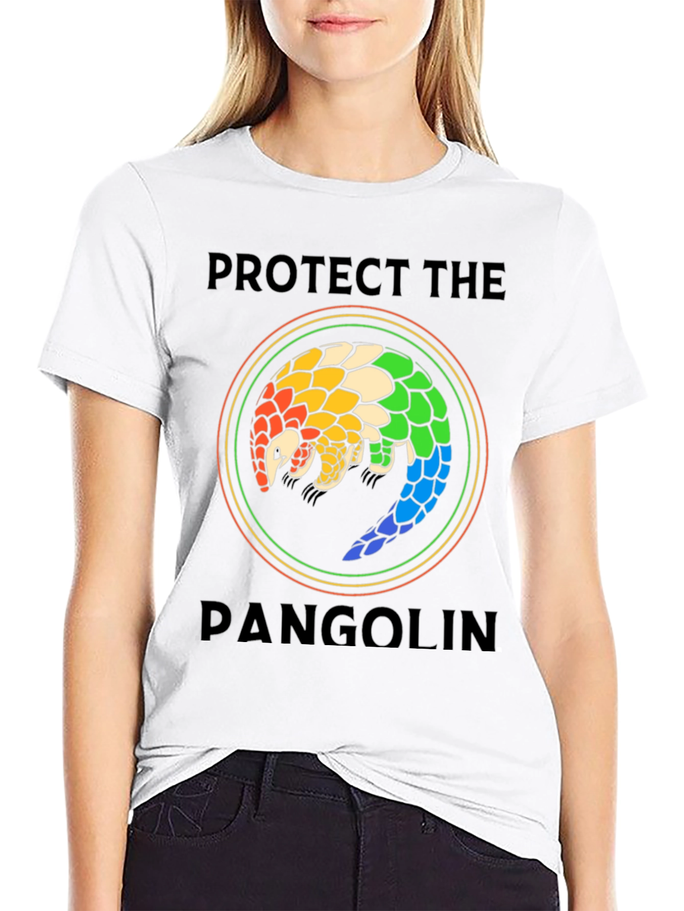 Protect the Pangolin T-Shirt - Wildlife Conservation Tee
