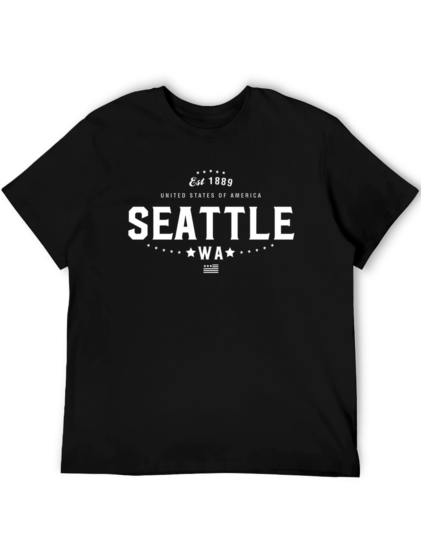 Seattle WA Est 1889 Graphic T-Shirt