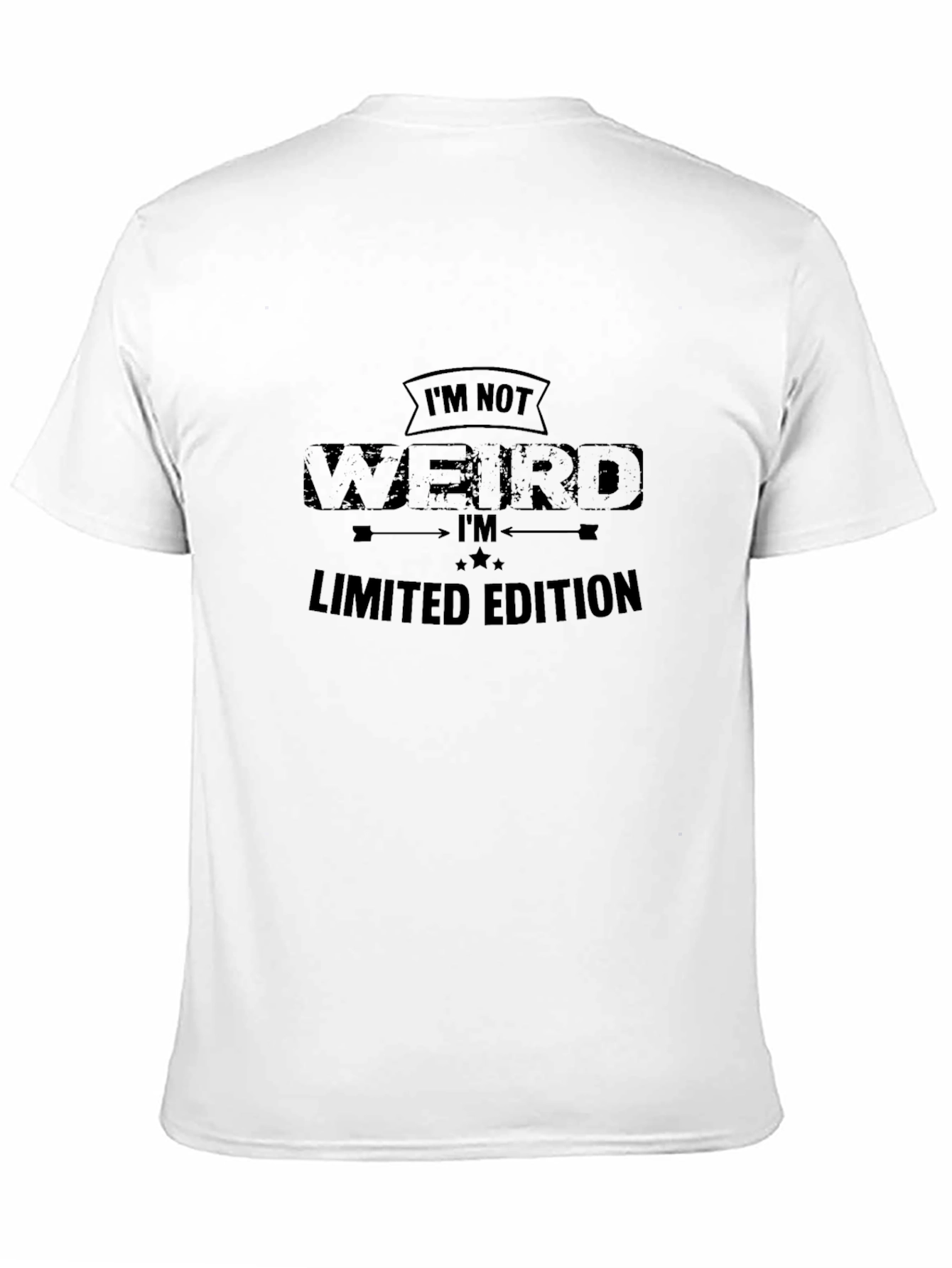 Im Not Weird - Limited Edition Black Tee