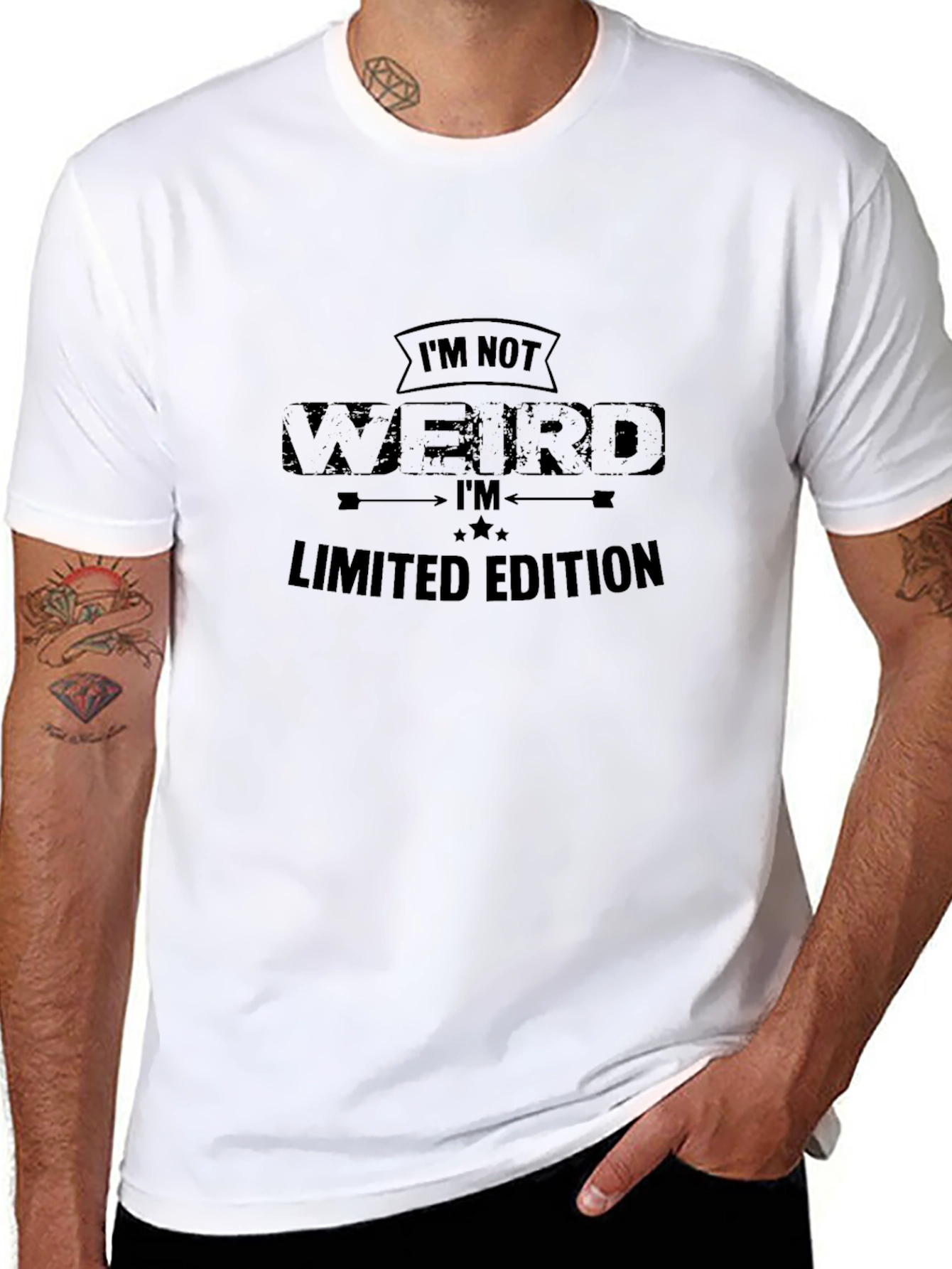 Im Not Weird - Limited Edition Black Tee