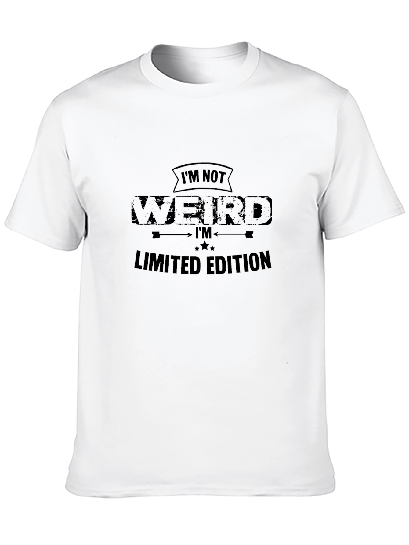 Im Not Weird - Limited Edition Black Tee