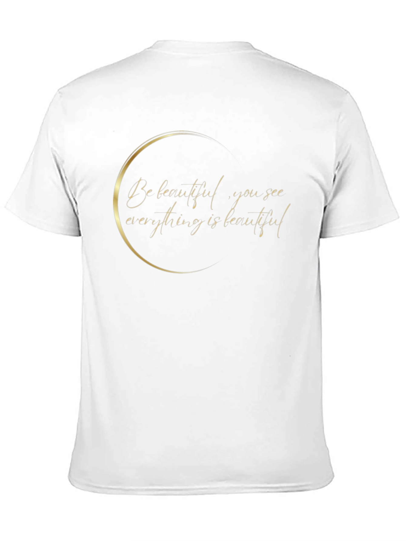 Beautiful You See T-Shirt - Black Graphic Tee