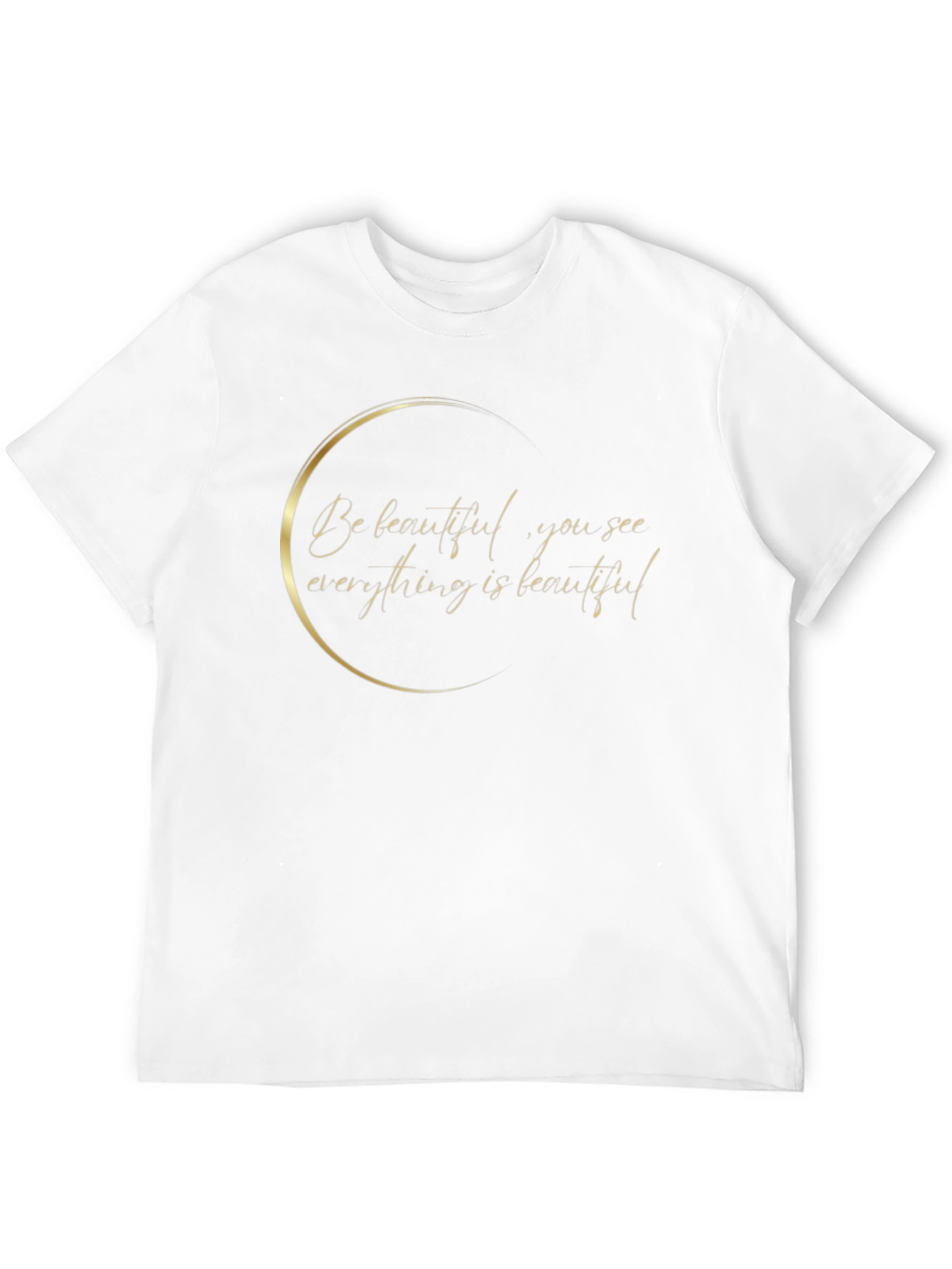 Beautiful You See T-Shirt - Black Graphic Tee