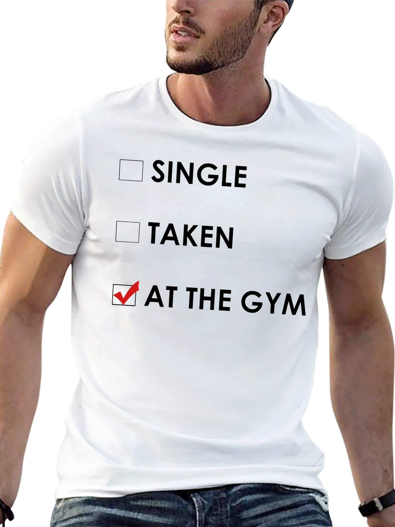 At the Gym T-Shirt - Funny Workout Tee
