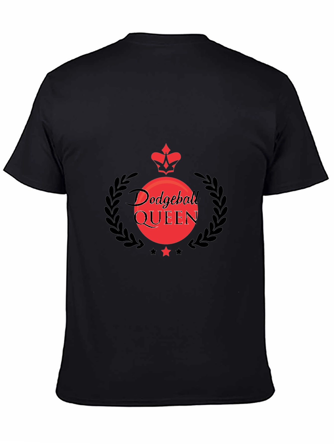 Dodgeball Queen Black T-Shirt