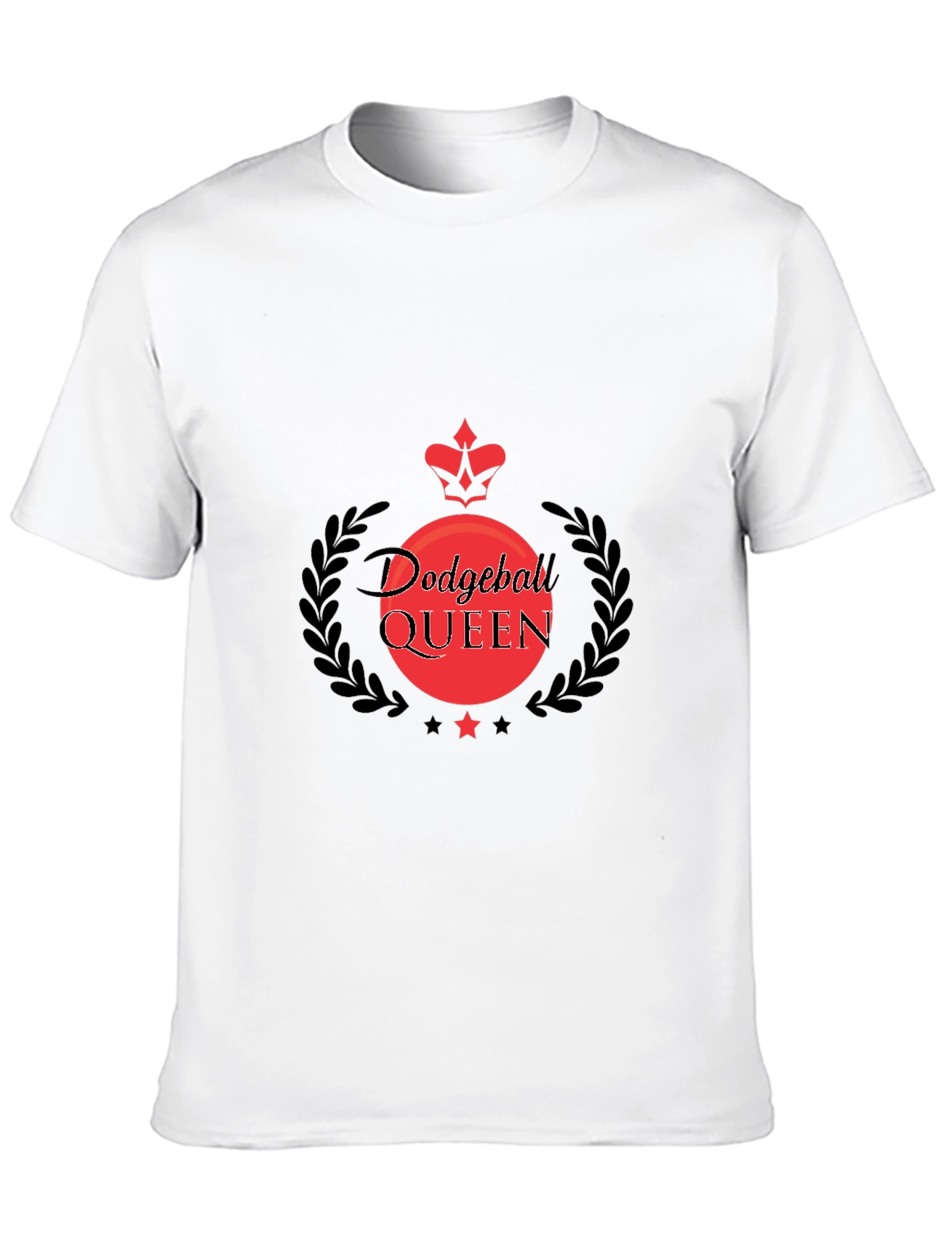 Dodgeball Queen Black T-Shirt