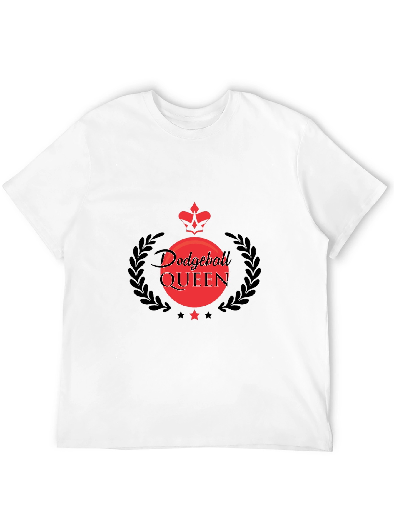 Dodgeball Queen Black T-Shirt