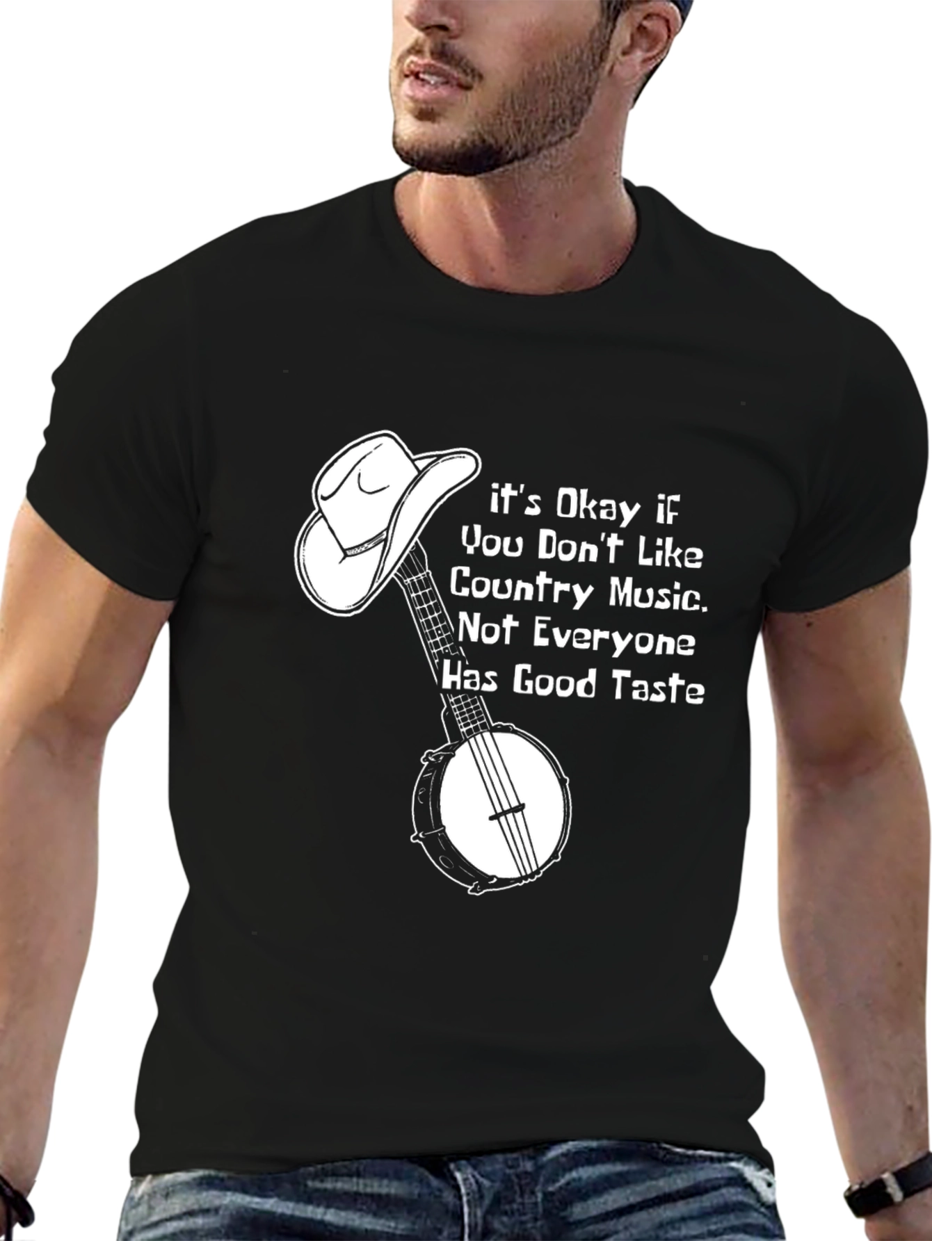Country Music Banjo Graphic Tee - Good Taste