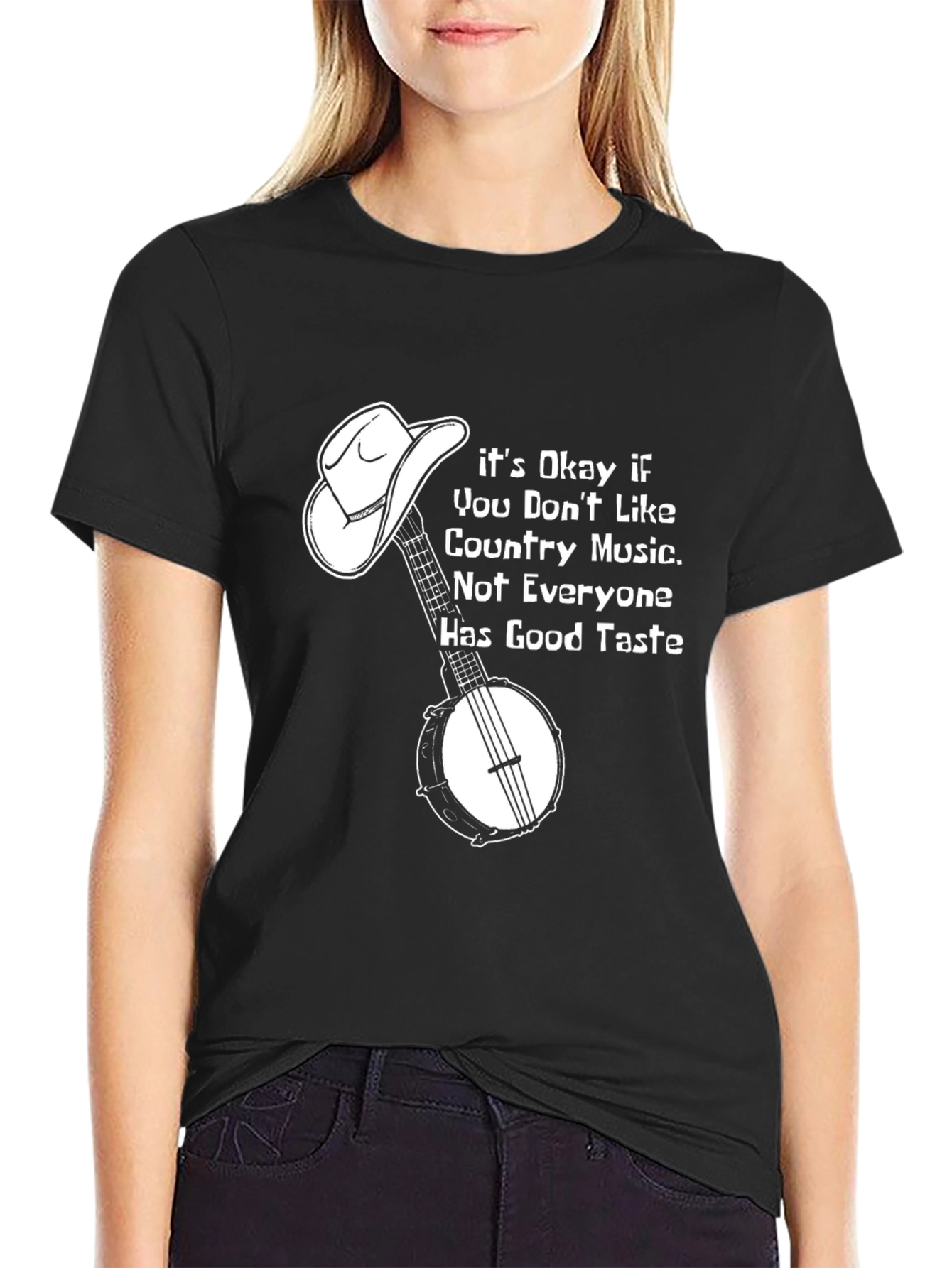 Country Music Banjo Graphic Tee - Good Taste