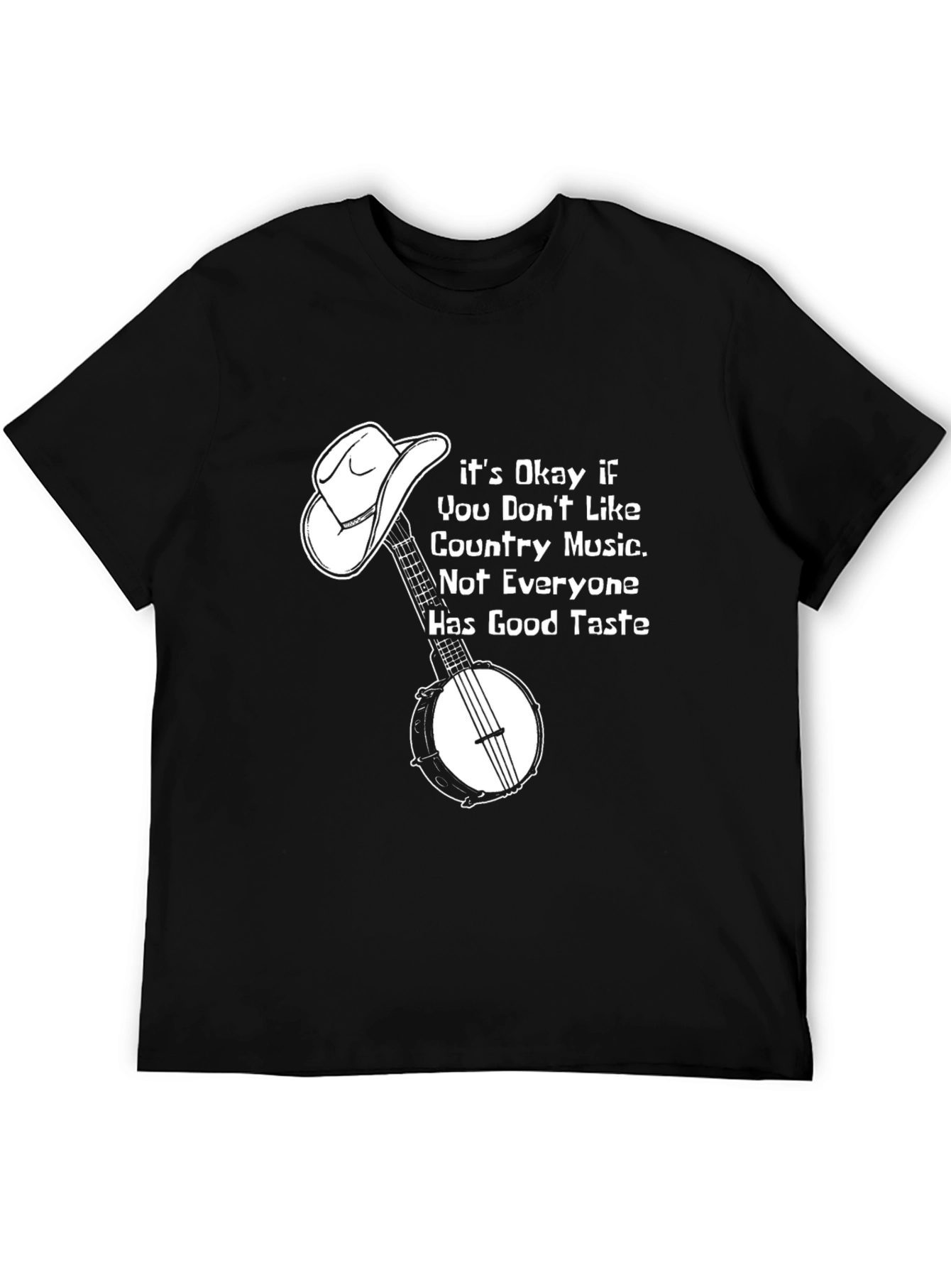 Country Music Banjo Graphic Tee - Good Taste