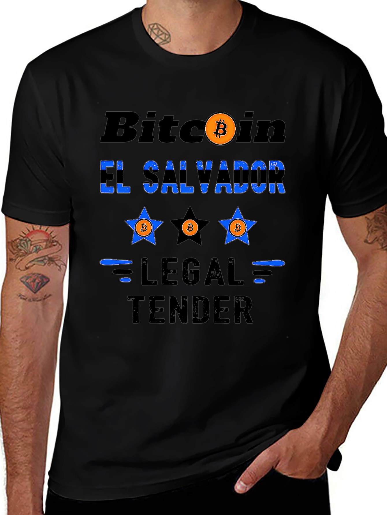 Bitcoin El Salvador Legal Tender T-Shirt
