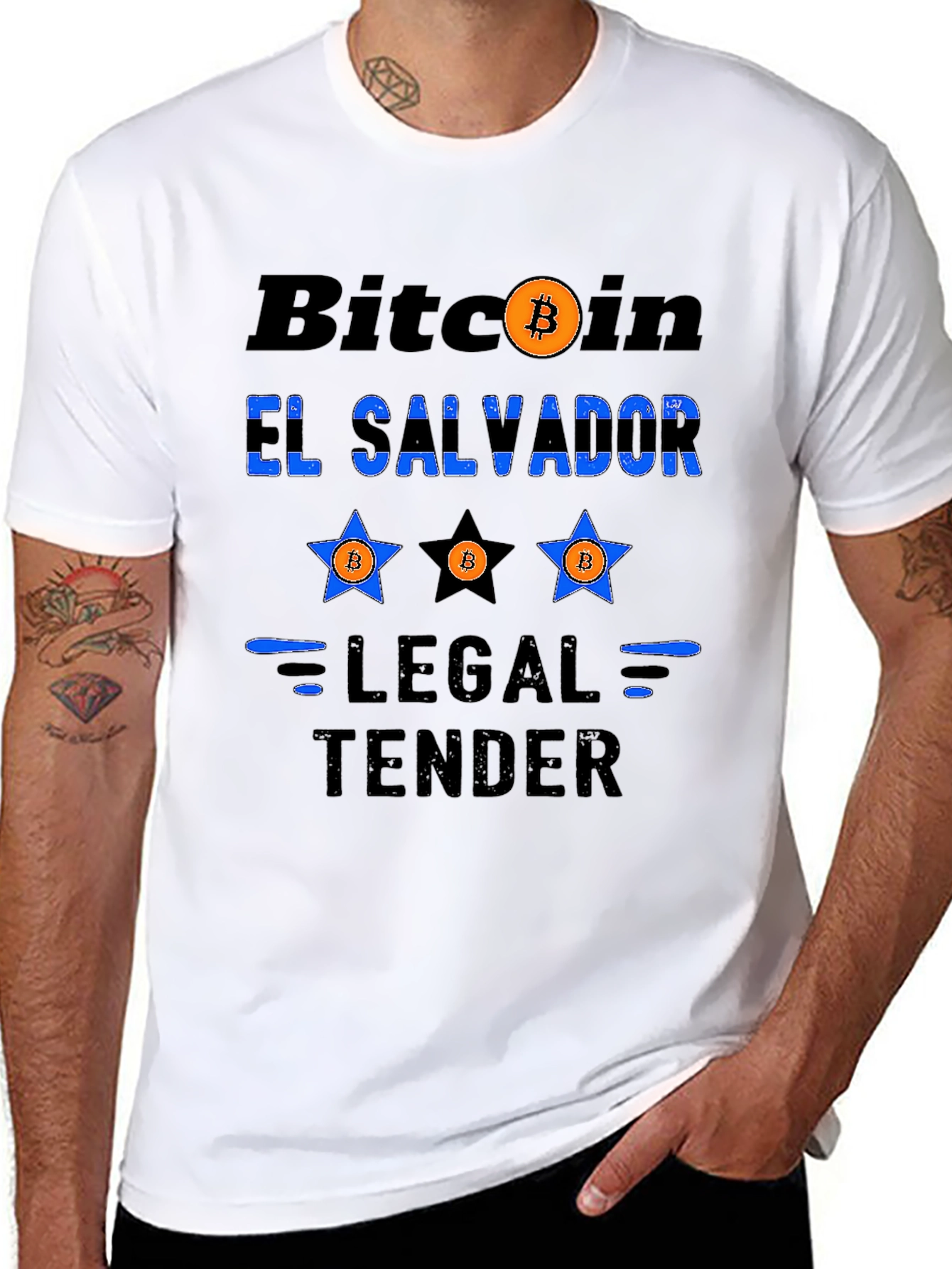 Bitcoin El Salvador Legal Tender T-Shirt