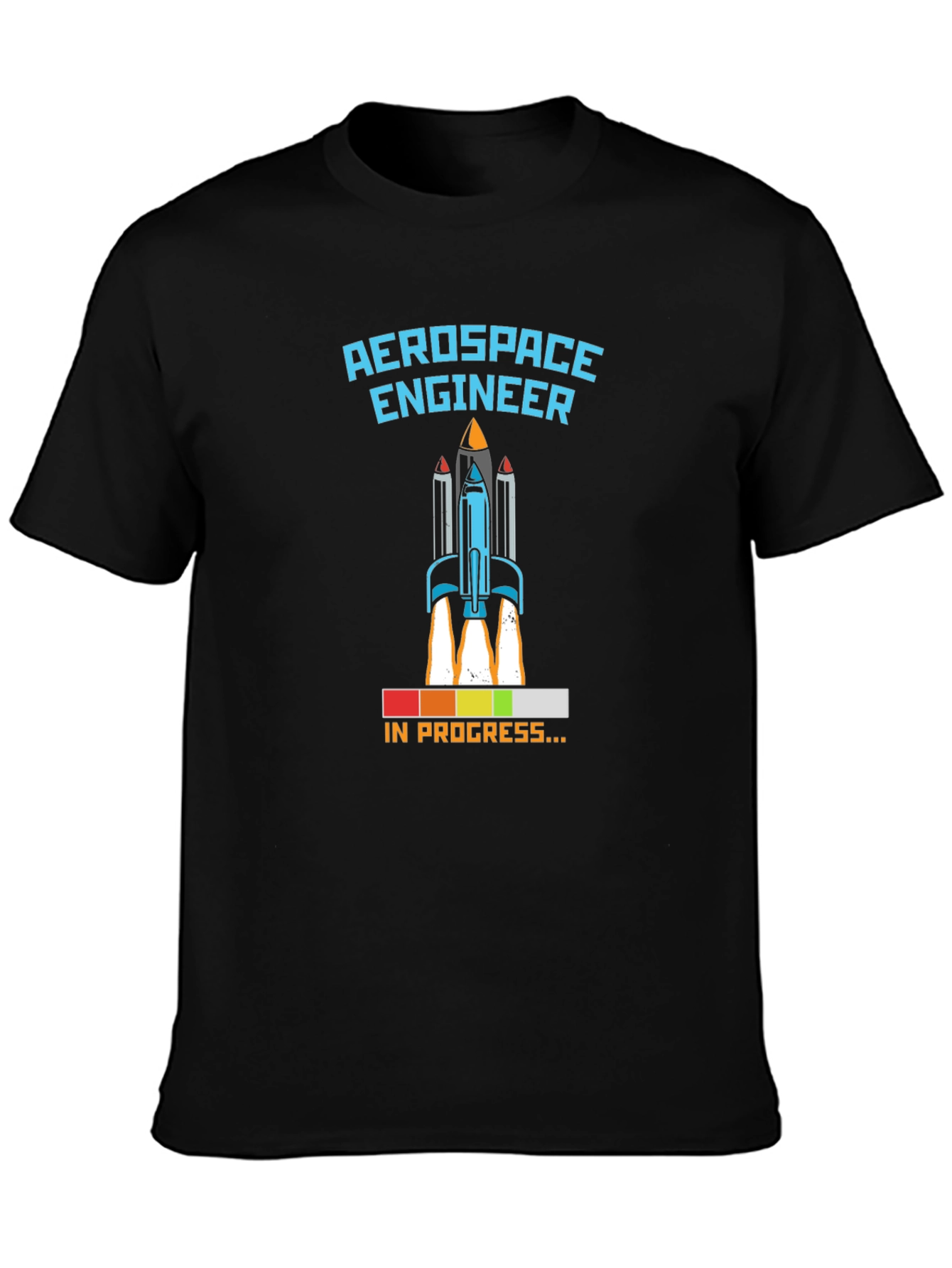 Aerospace Engineer Rocket Launch Mens T-Shirt