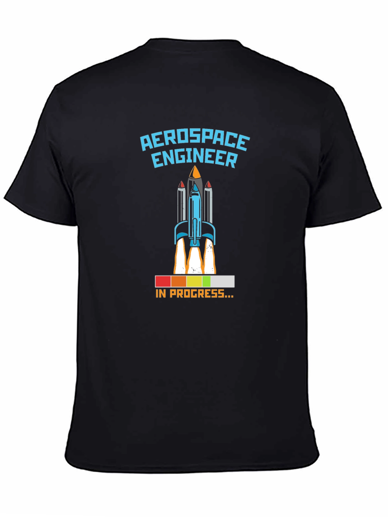 Aerospace Engineer Rocket Launch Mens T-Shirt