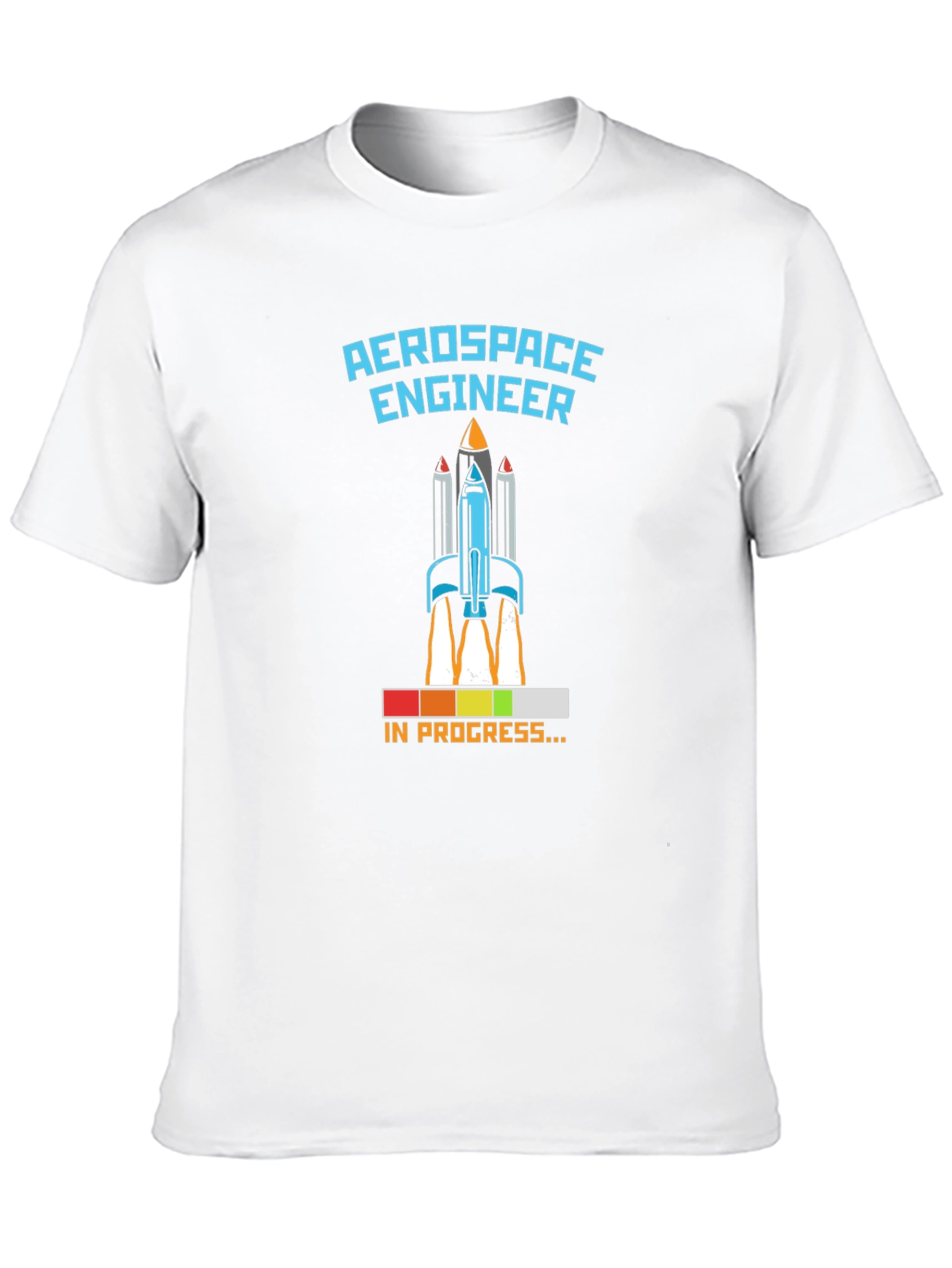 Aerospace Engineer Rocket Launch Mens T-Shirt