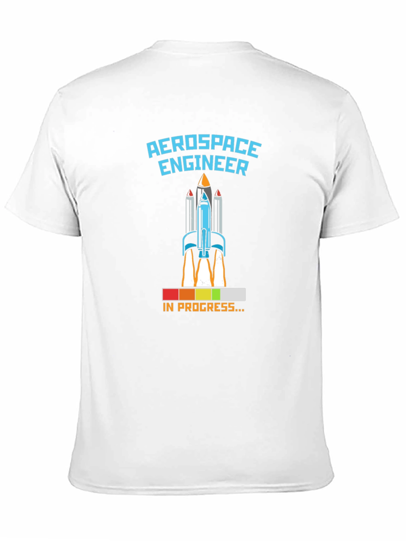 Aerospace Engineer Rocket Launch Mens T-Shirt
