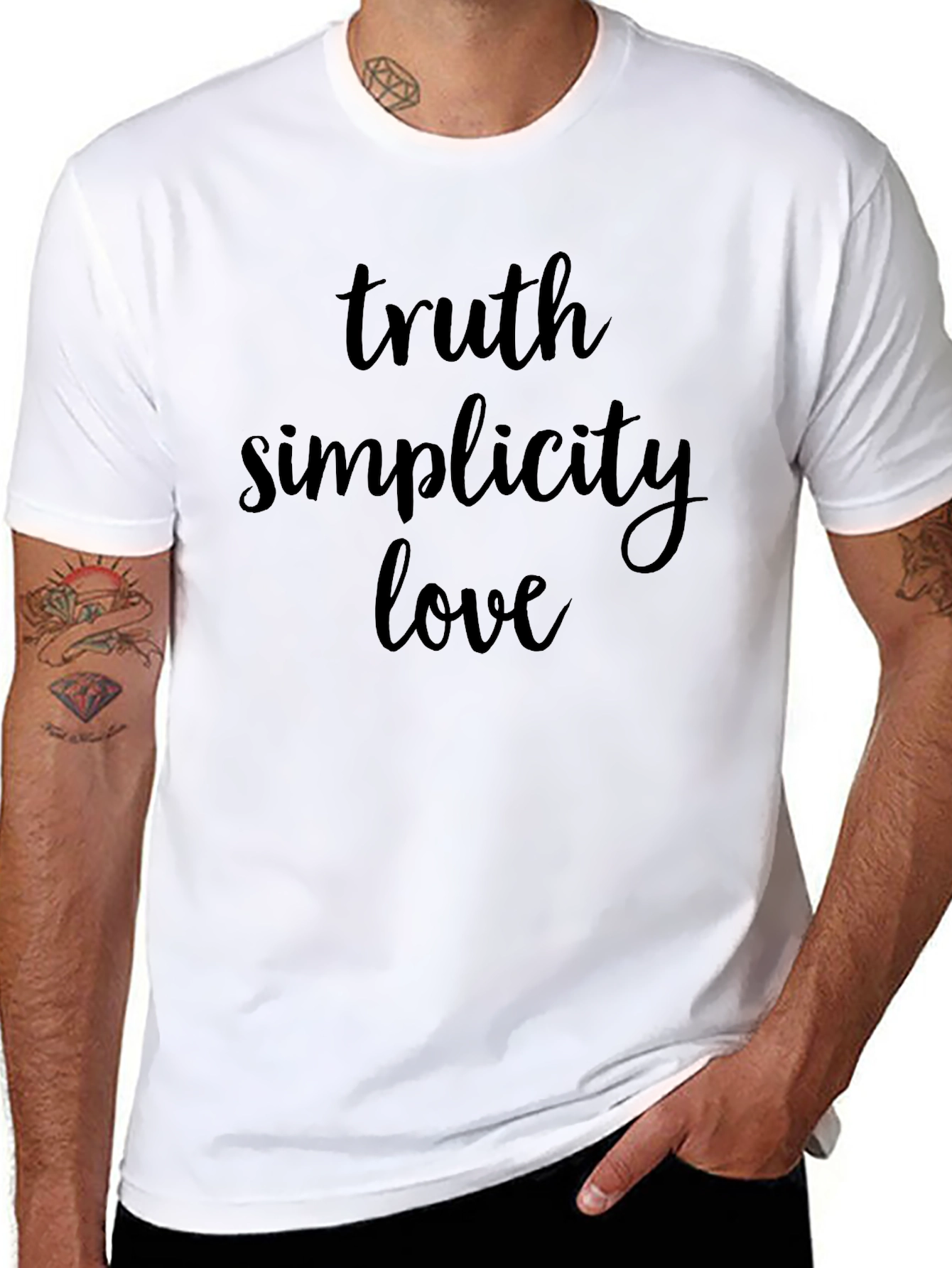 Truth Simplicity Love Graphic Tee