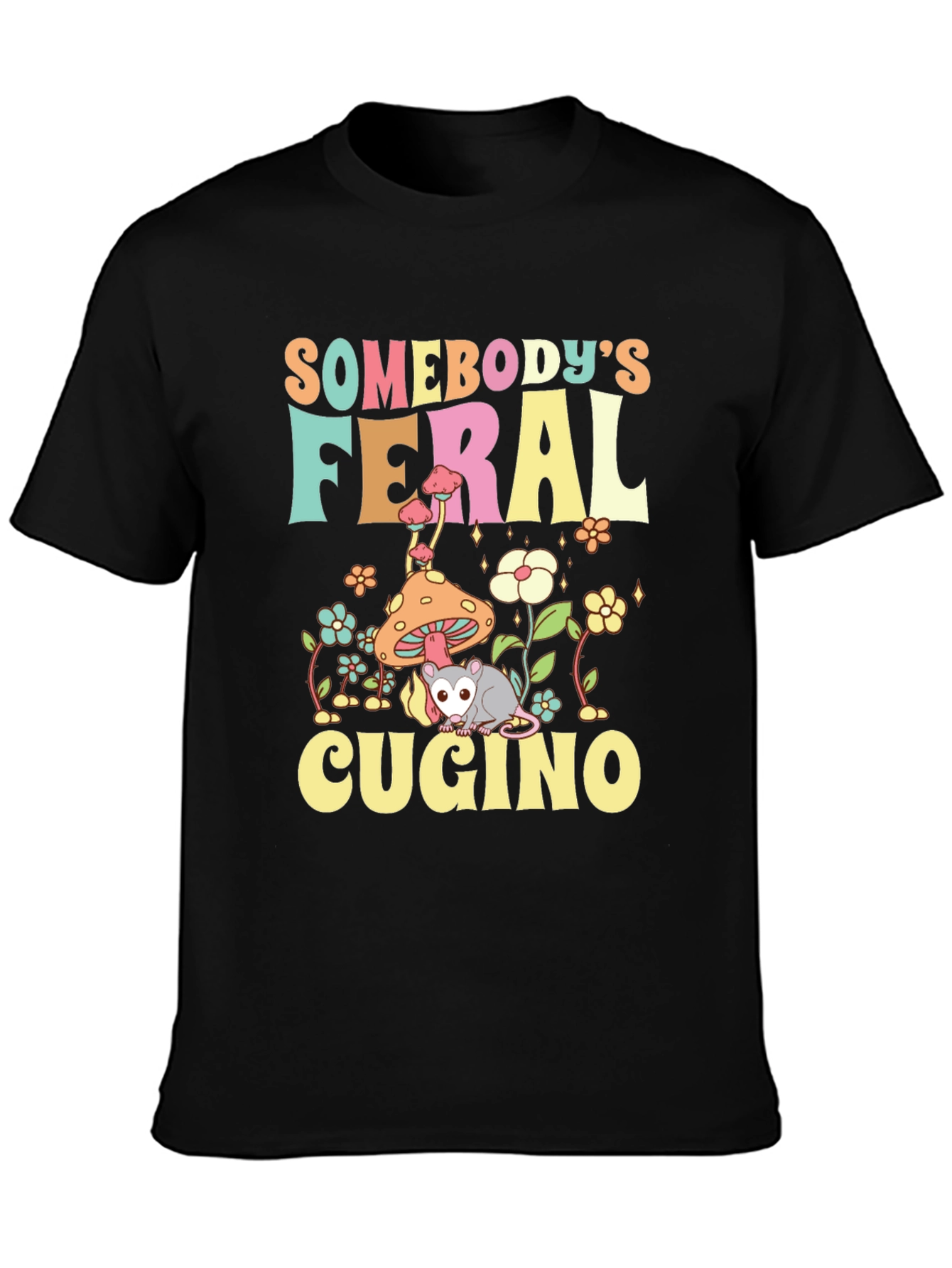 Somebodys Feral Cugino Graphic Tee