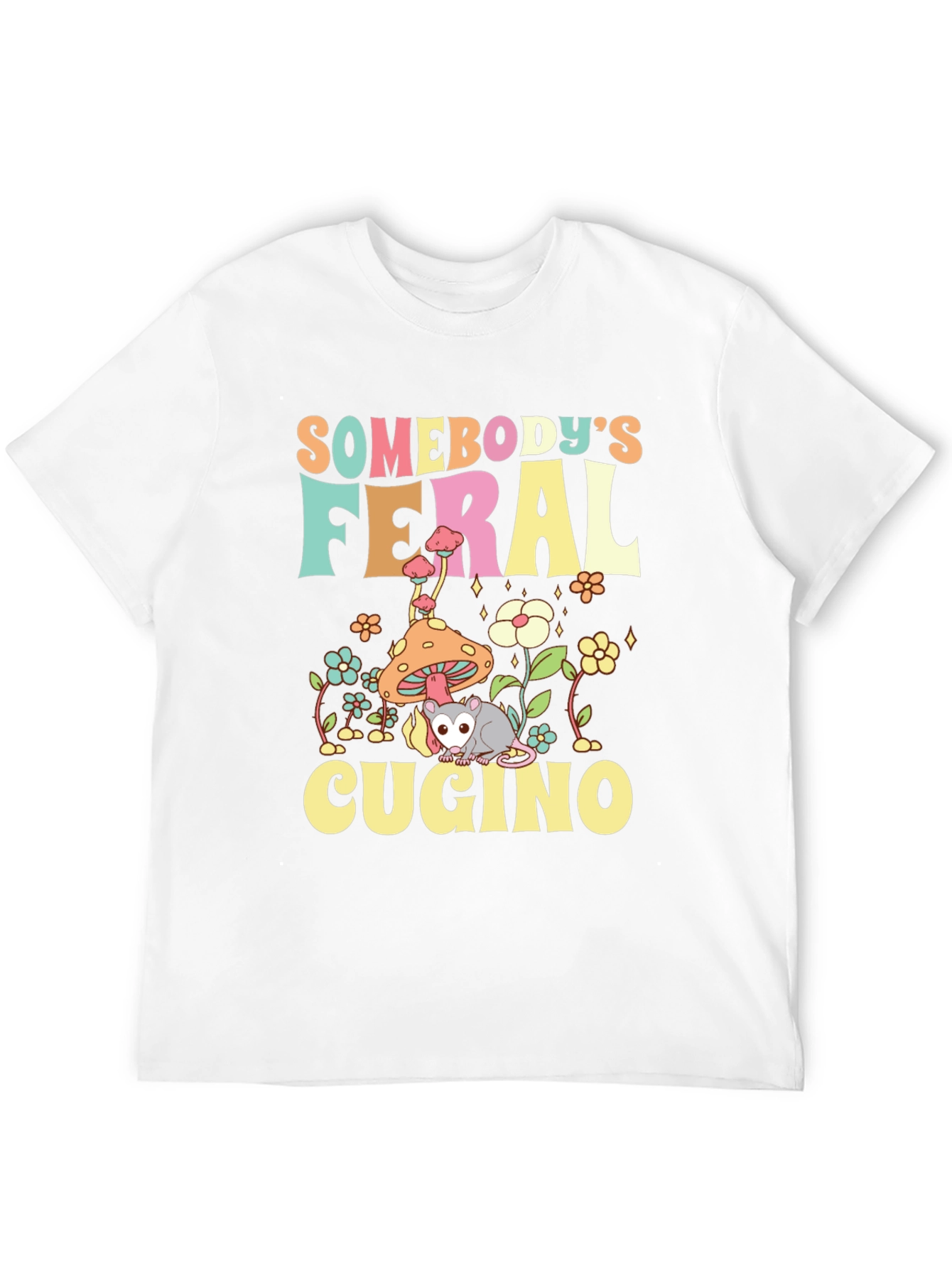 Somebodys Feral Cugino Graphic Tee
