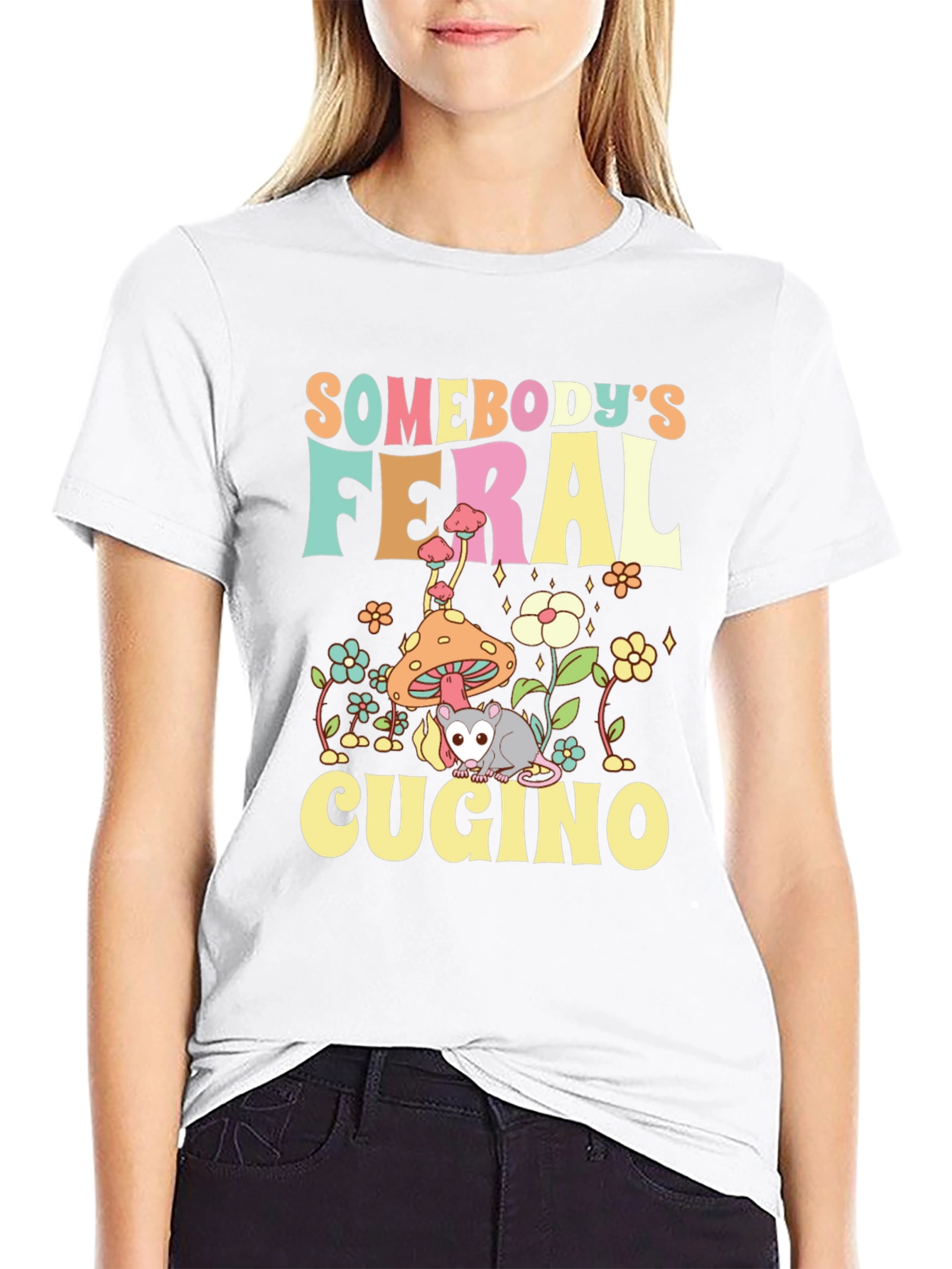 Somebodys Feral Cugino Graphic Tee