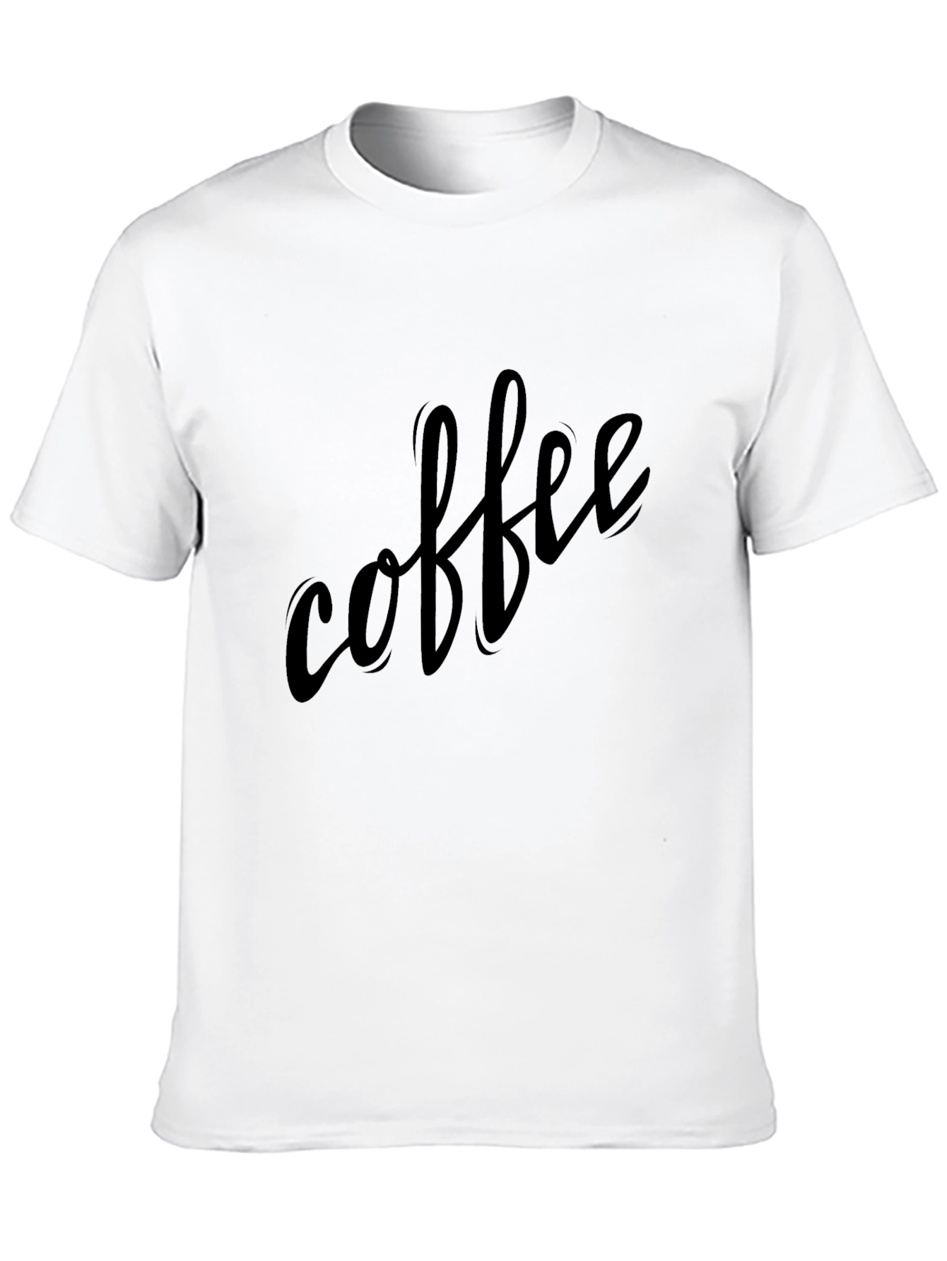 Coffee Script T-Shirt - Black Casual Wear