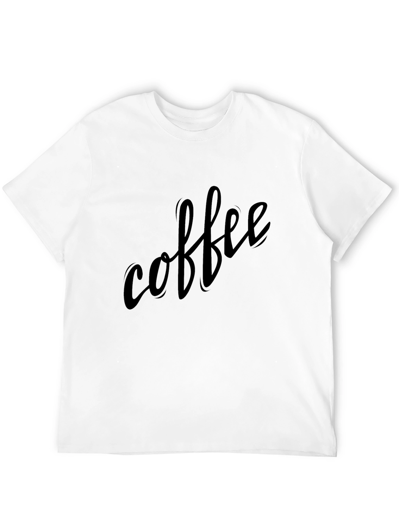 Coffee Script T-Shirt - Black Casual Wear