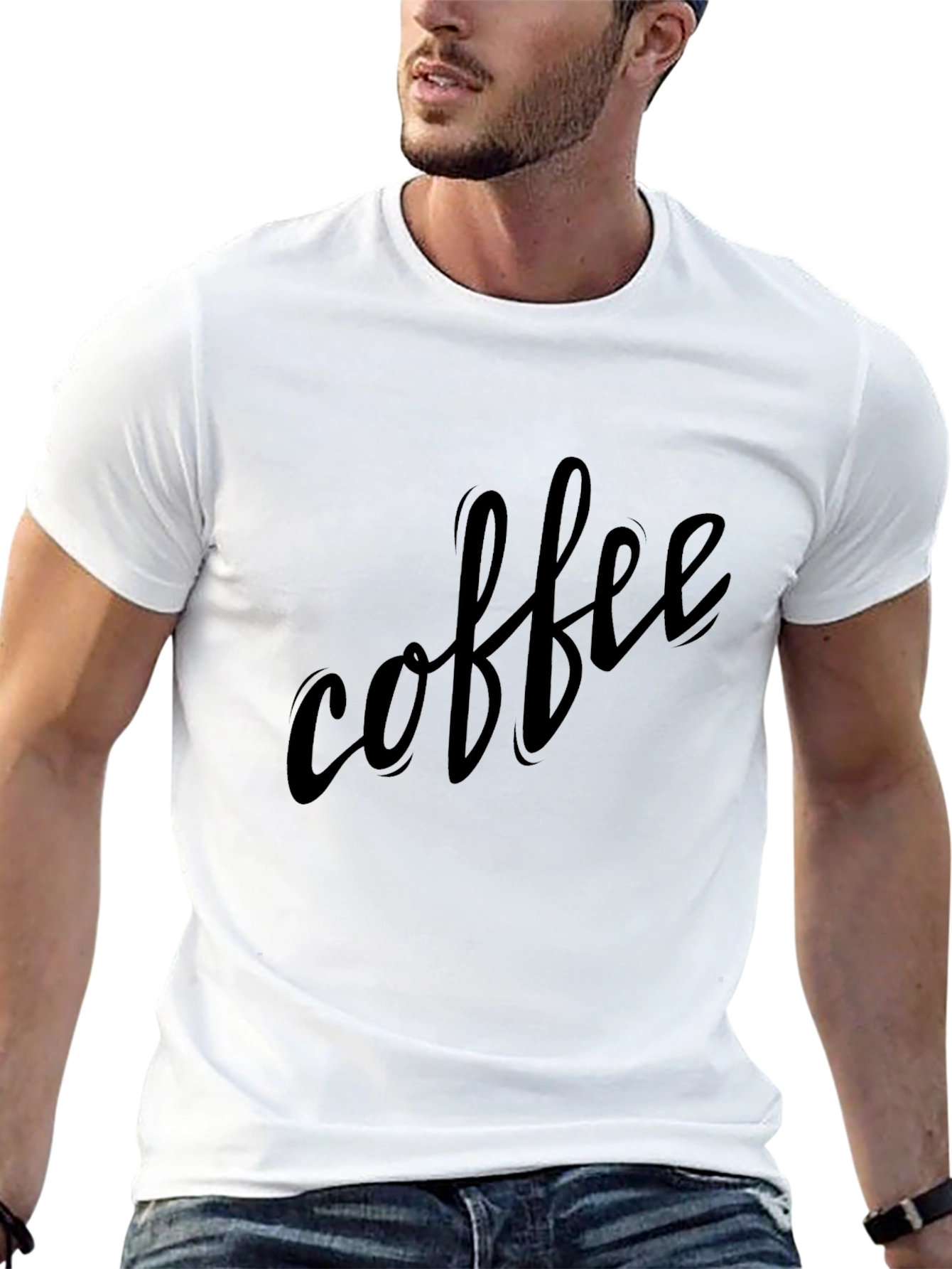 Coffee Script T-Shirt - Black Casual Wear