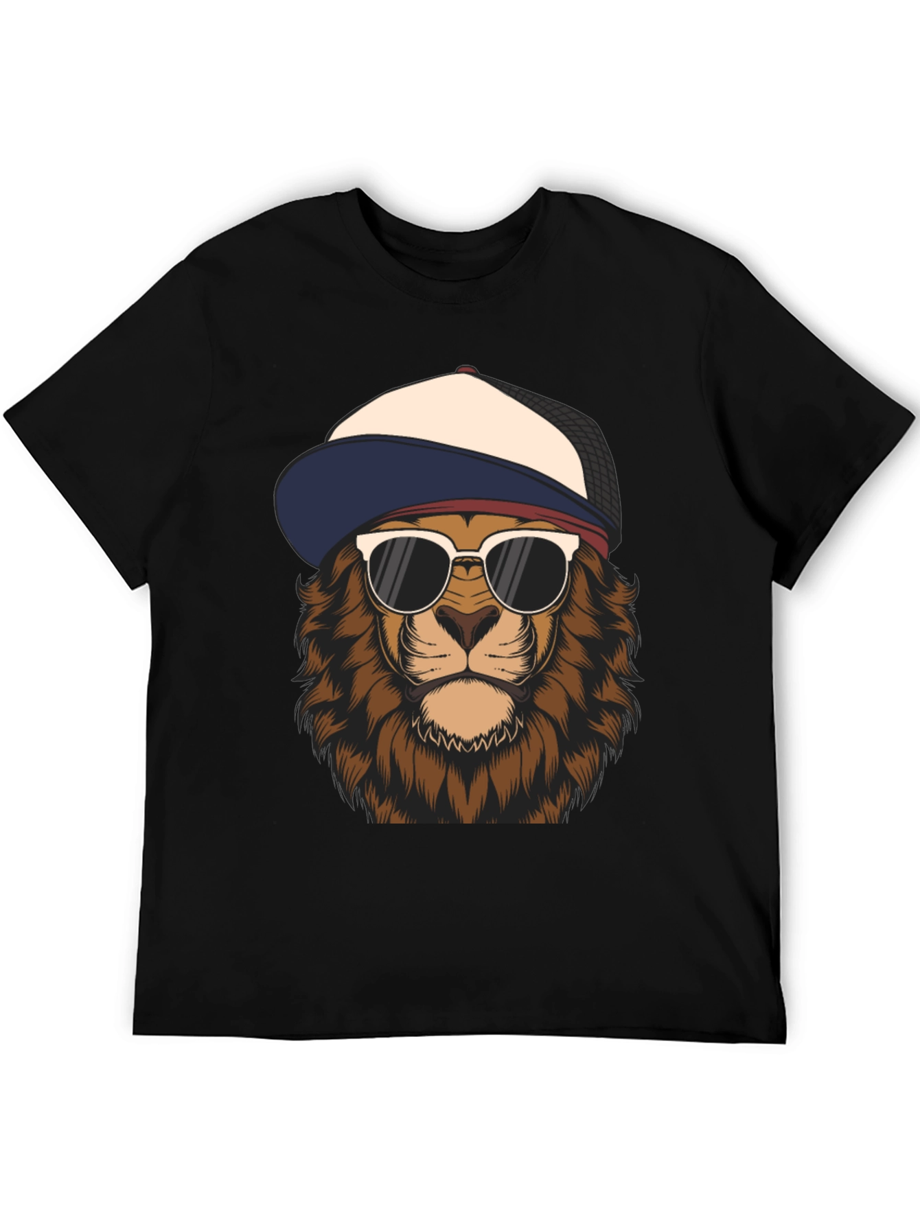 Cool Lion Graphic Tee - Trendy Urban Style
