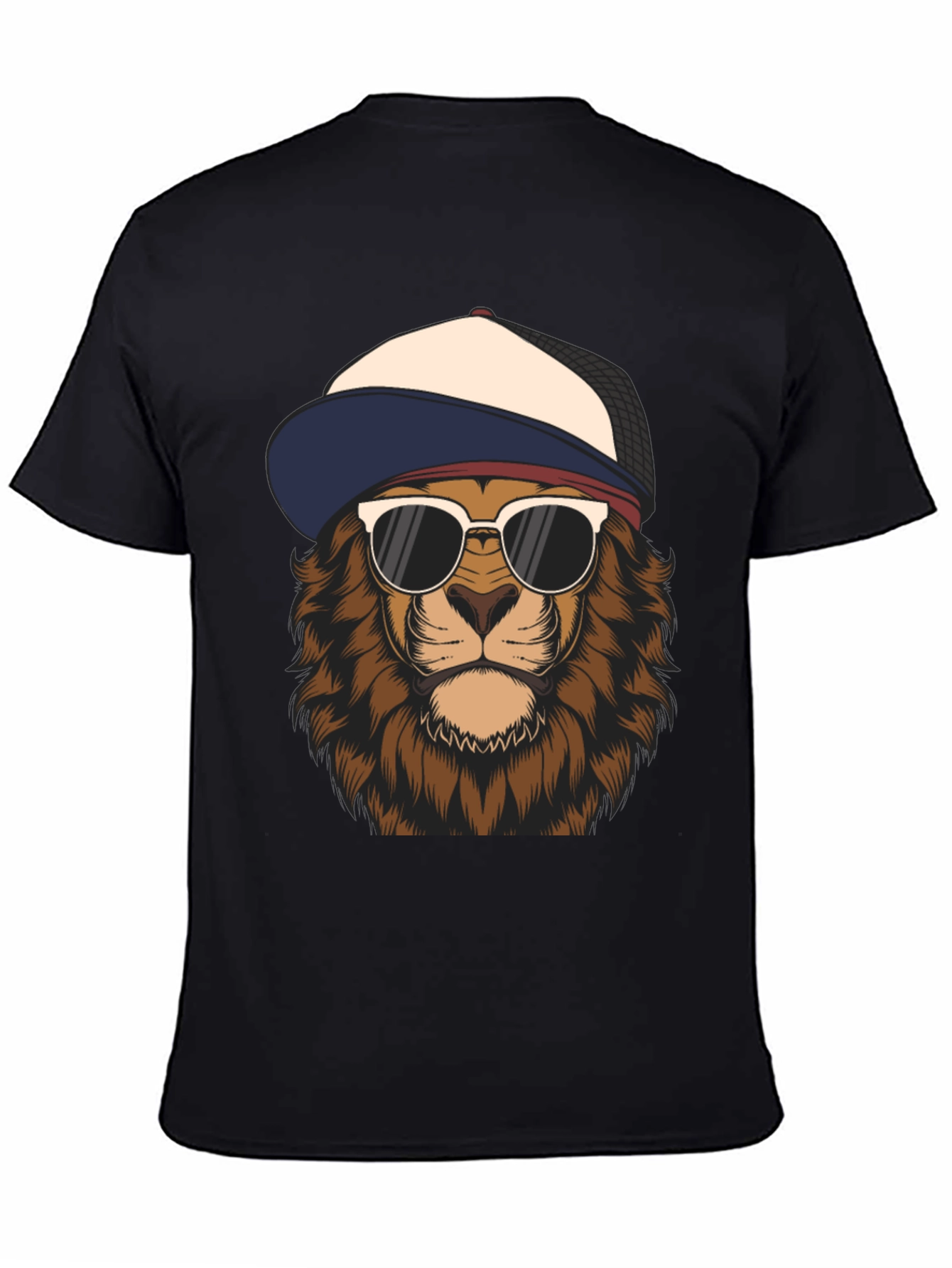 Cool Lion Graphic Tee - Trendy Urban Style