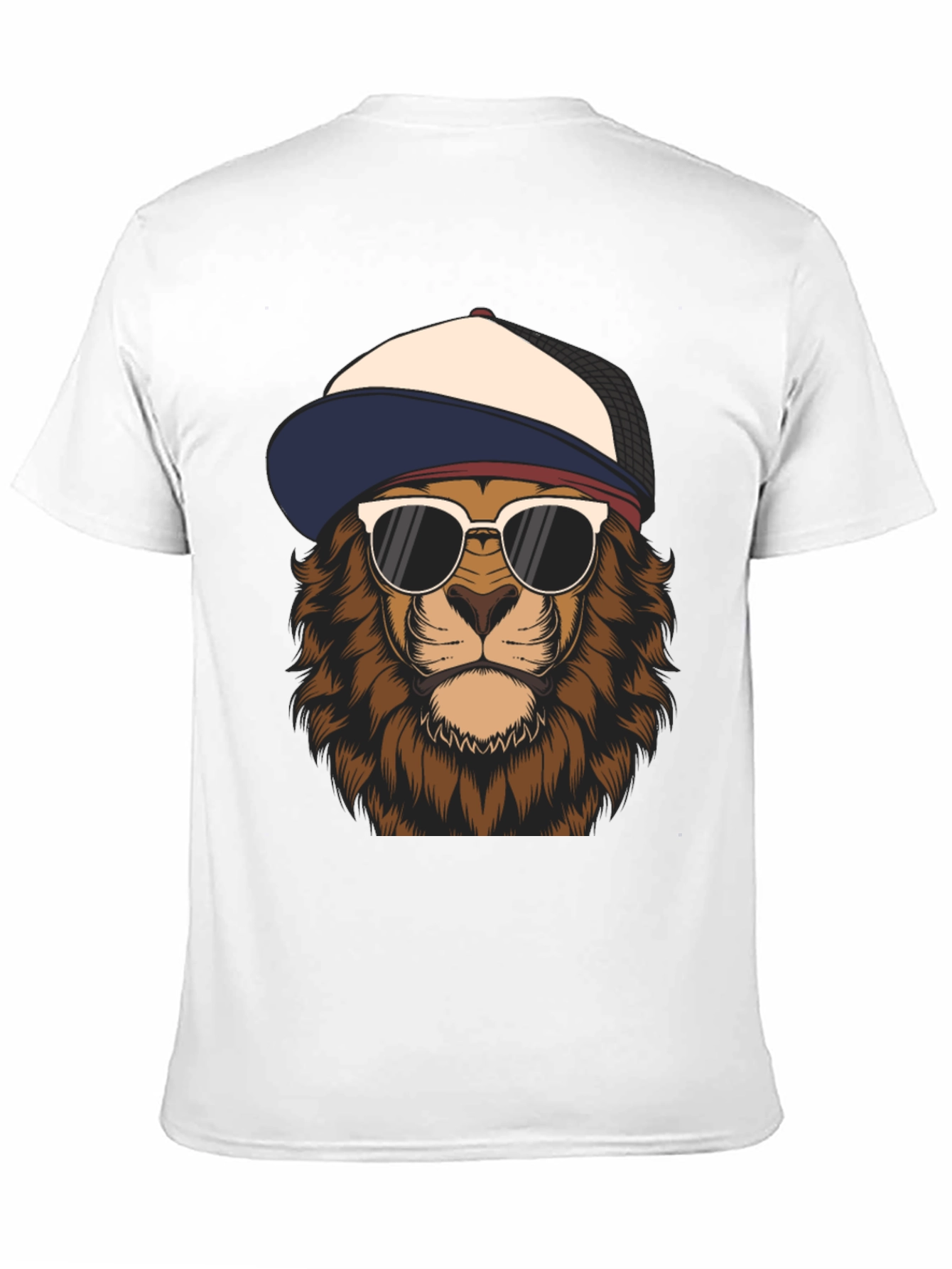 Cool Lion Graphic Tee - Trendy Urban Style