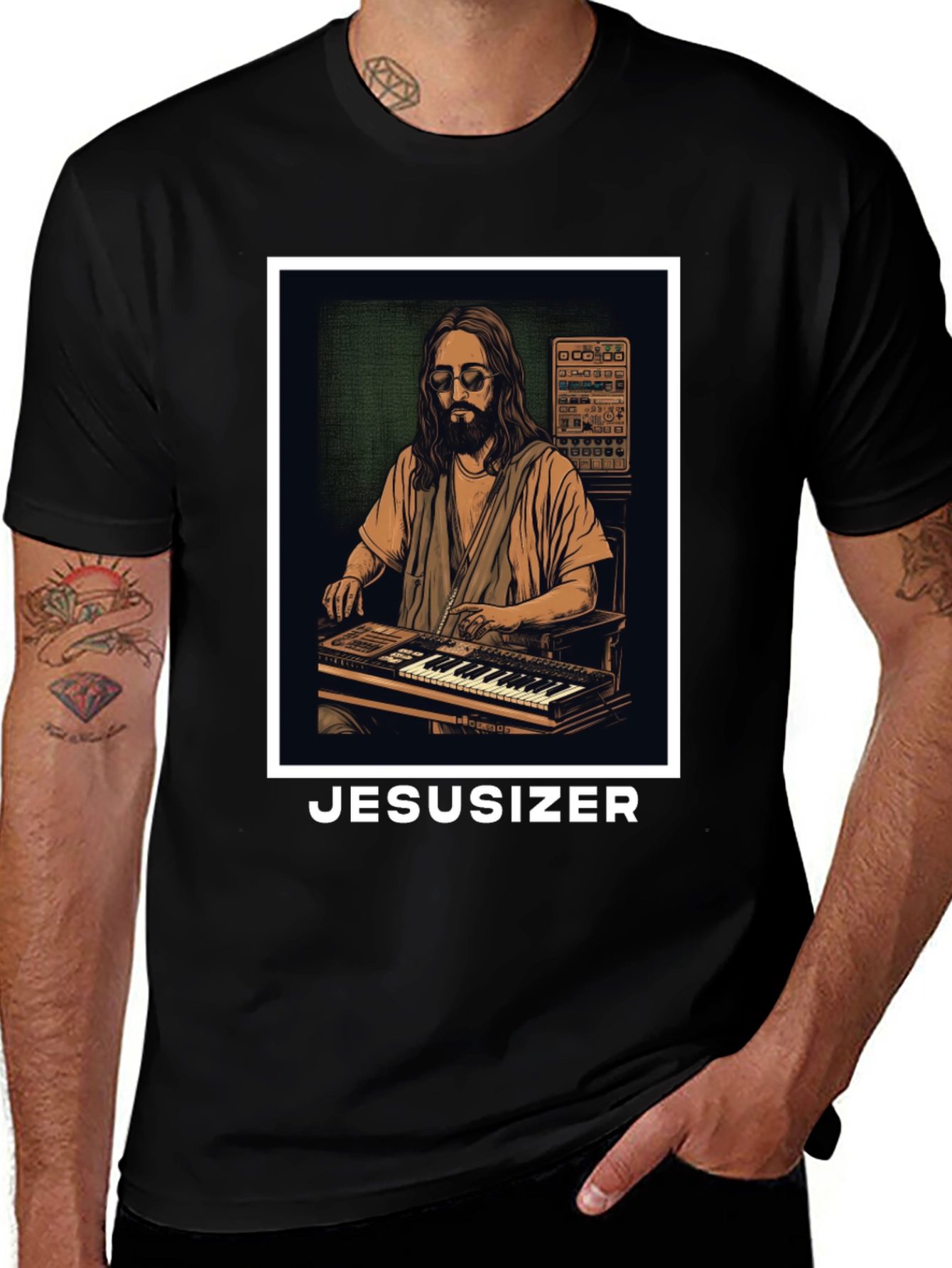 Jesusizer T-Shirt - Synth Jesus Tee