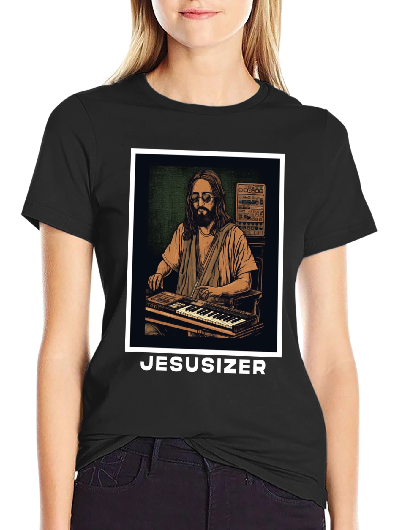 Jesusizer T-Shirt - Synth Jesus Tee