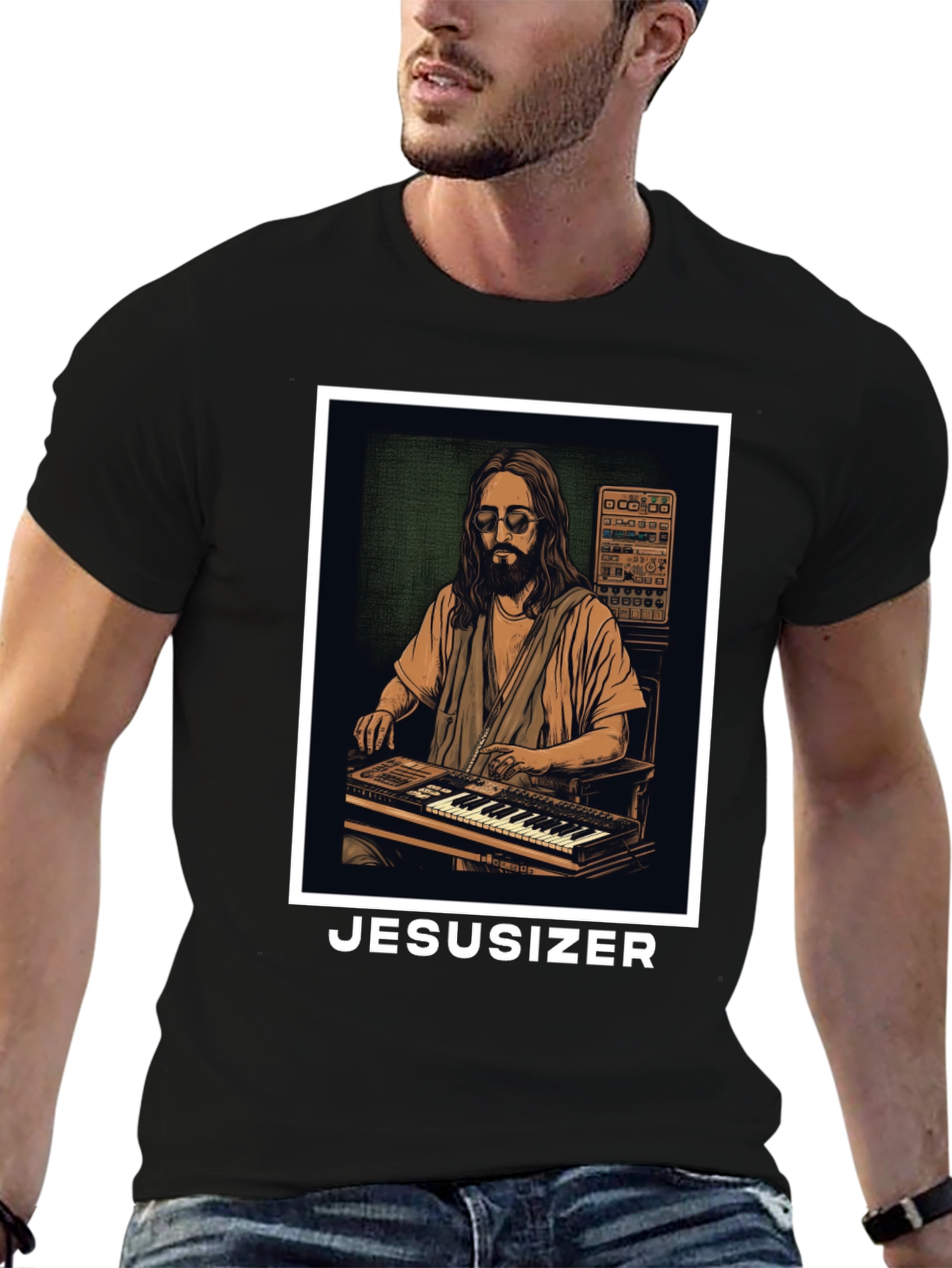 Jesusizer T-Shirt - Synth Jesus Tee