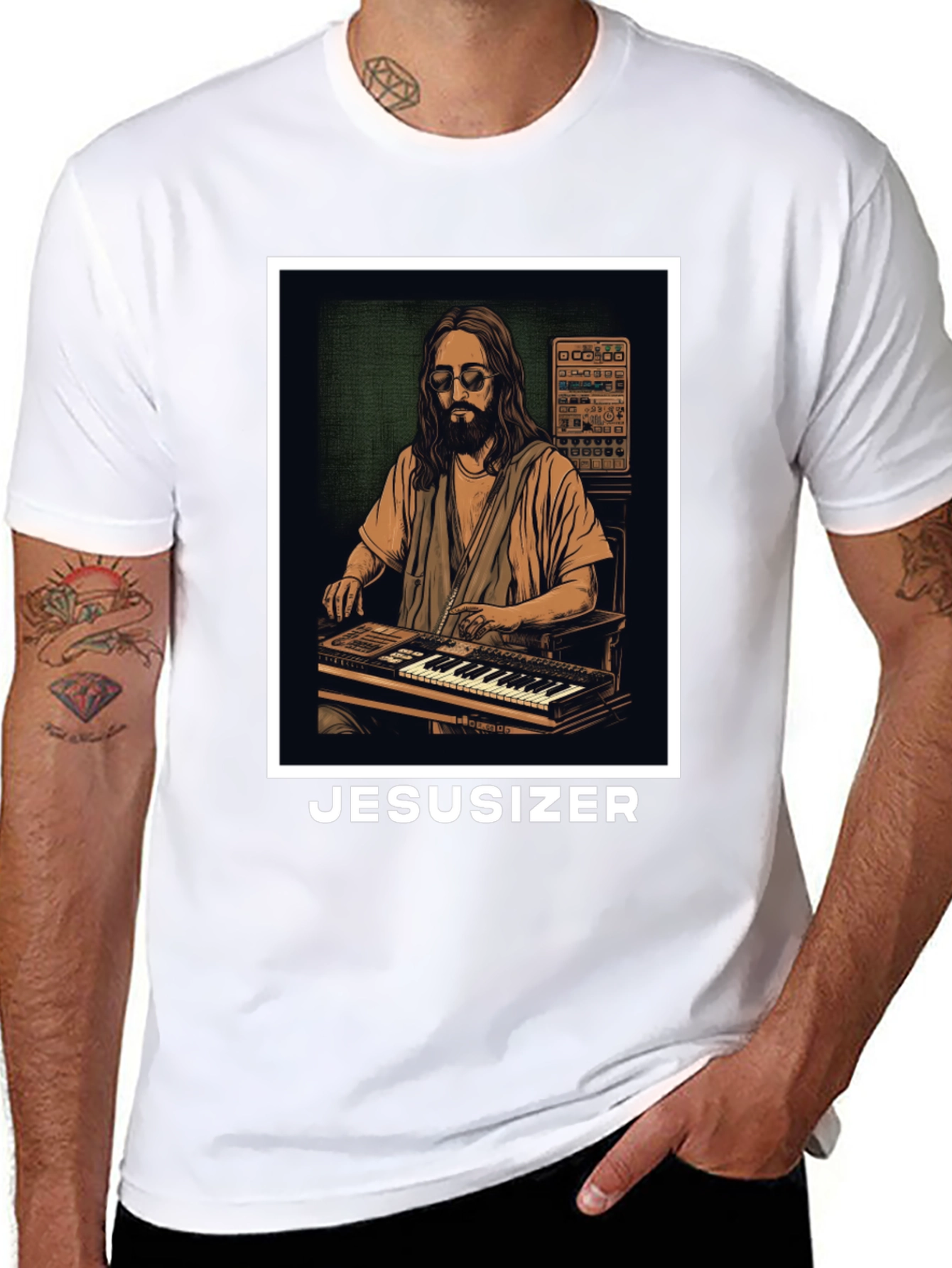 Jesusizer T-Shirt - Synth Jesus Tee