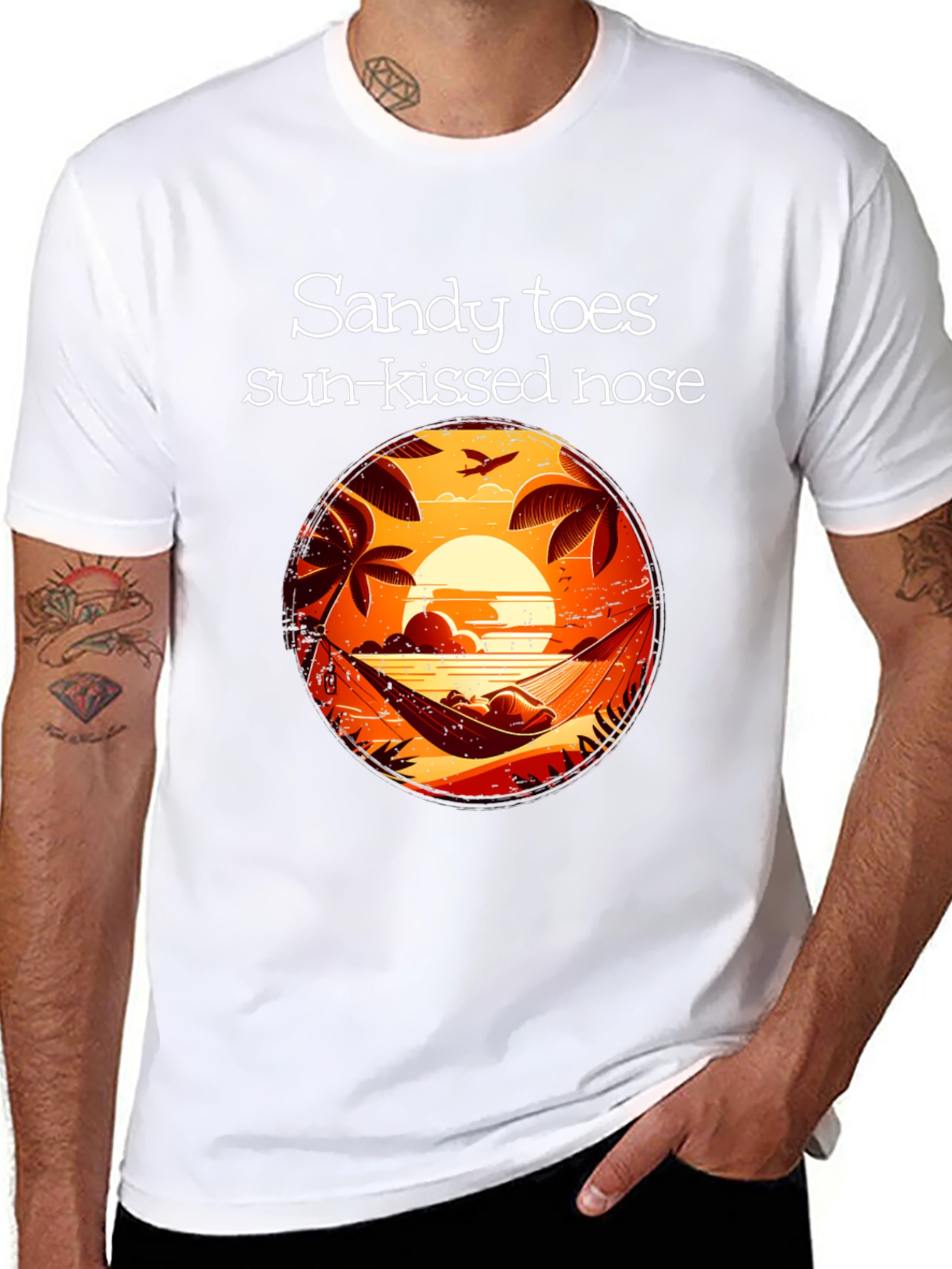 Sandy Toes Sun-Kissed Nose Graphic Tee