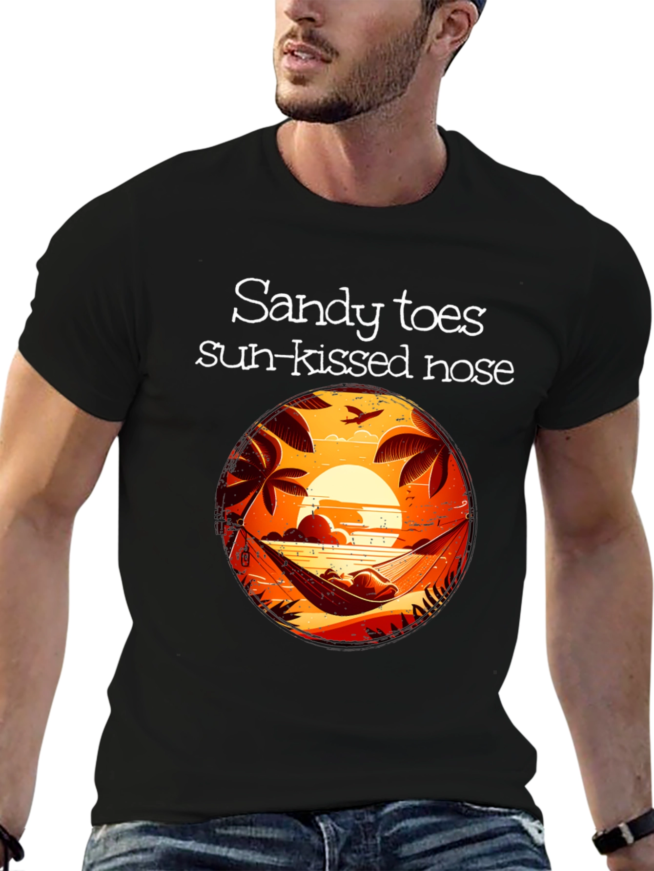Sandy Toes Sun-Kissed Nose Graphic Tee