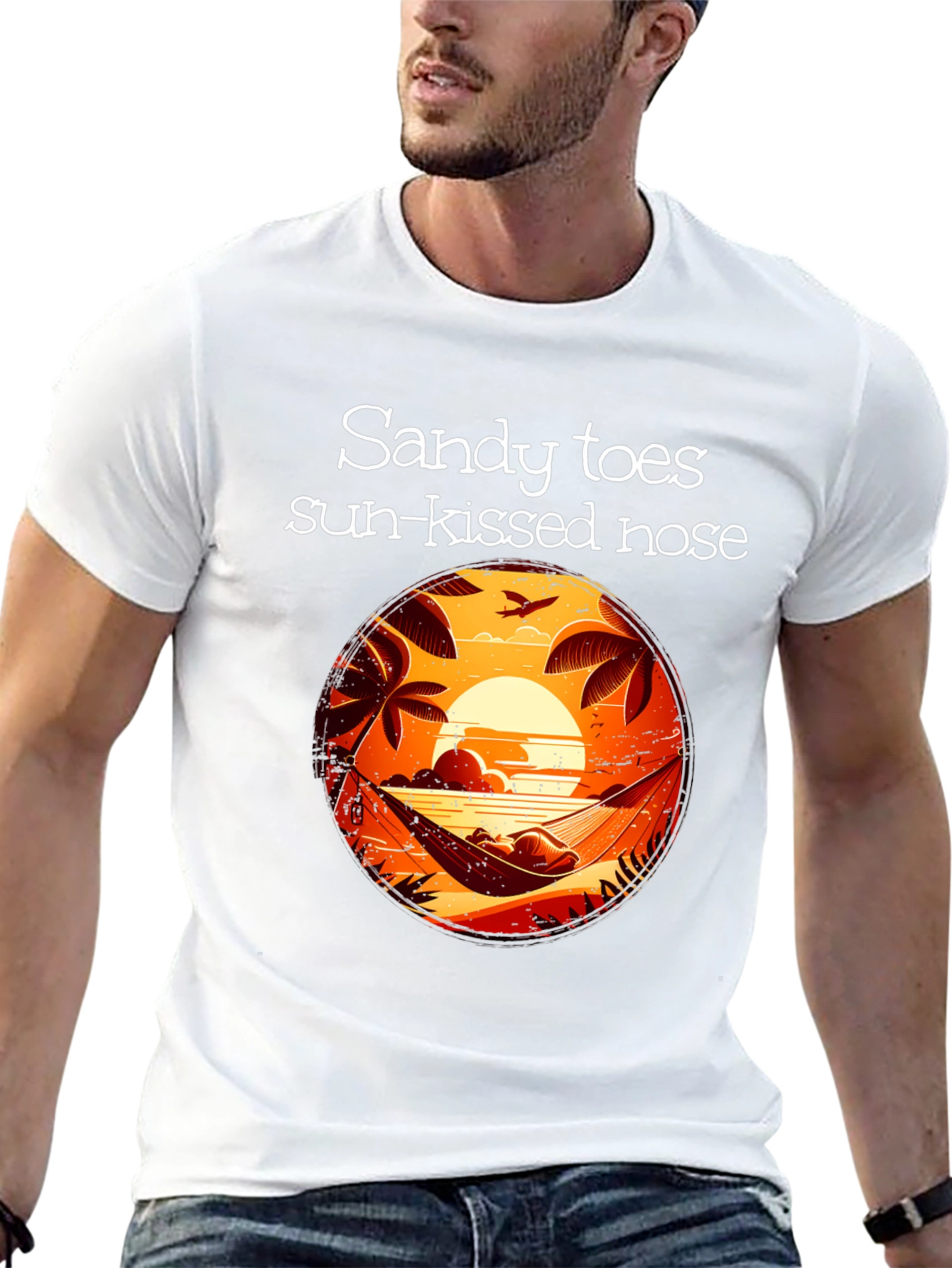 Sandy Toes Sun-Kissed Nose Graphic Tee