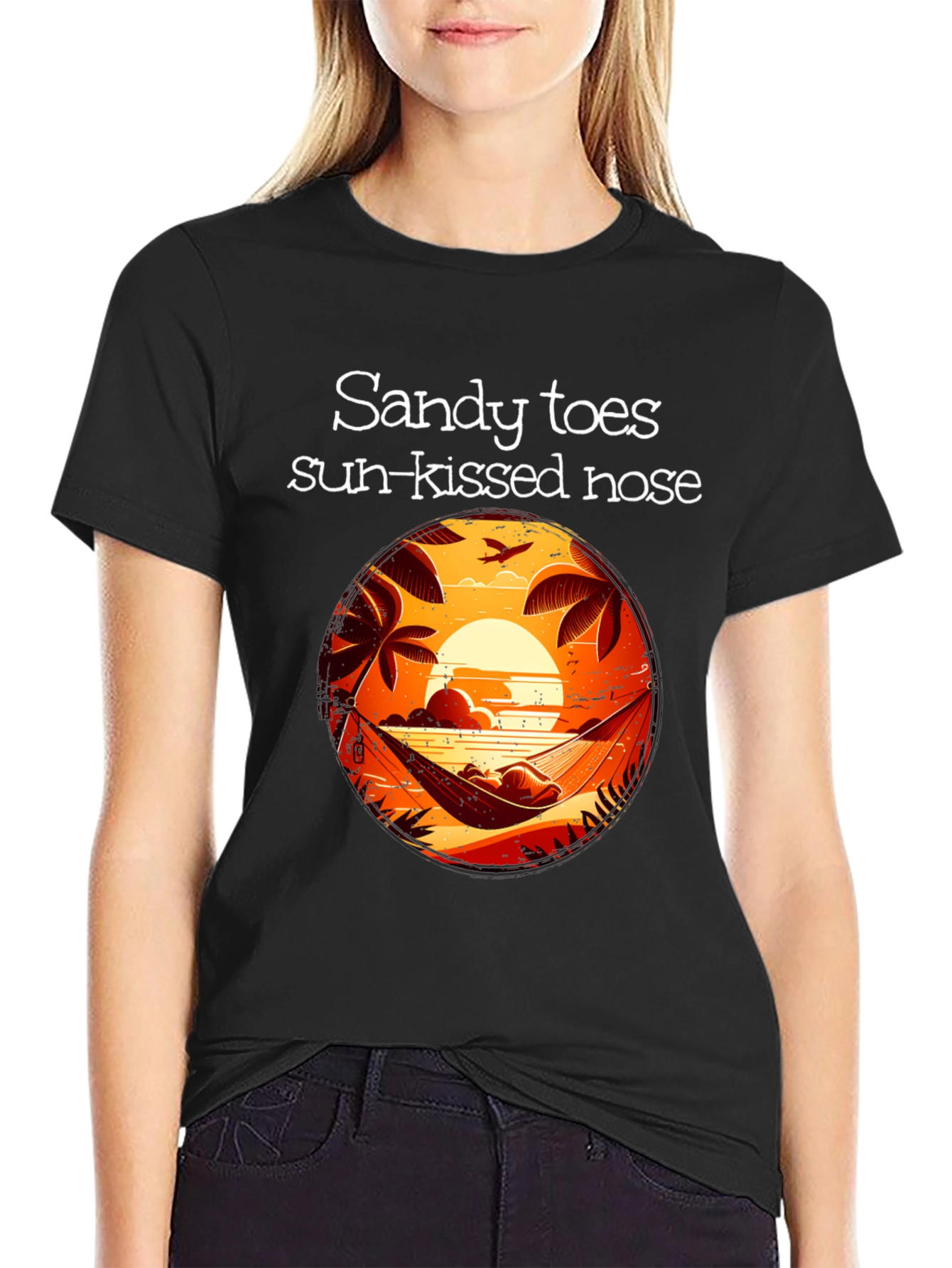 Sandy Toes Sun-Kissed Nose Graphic Tee