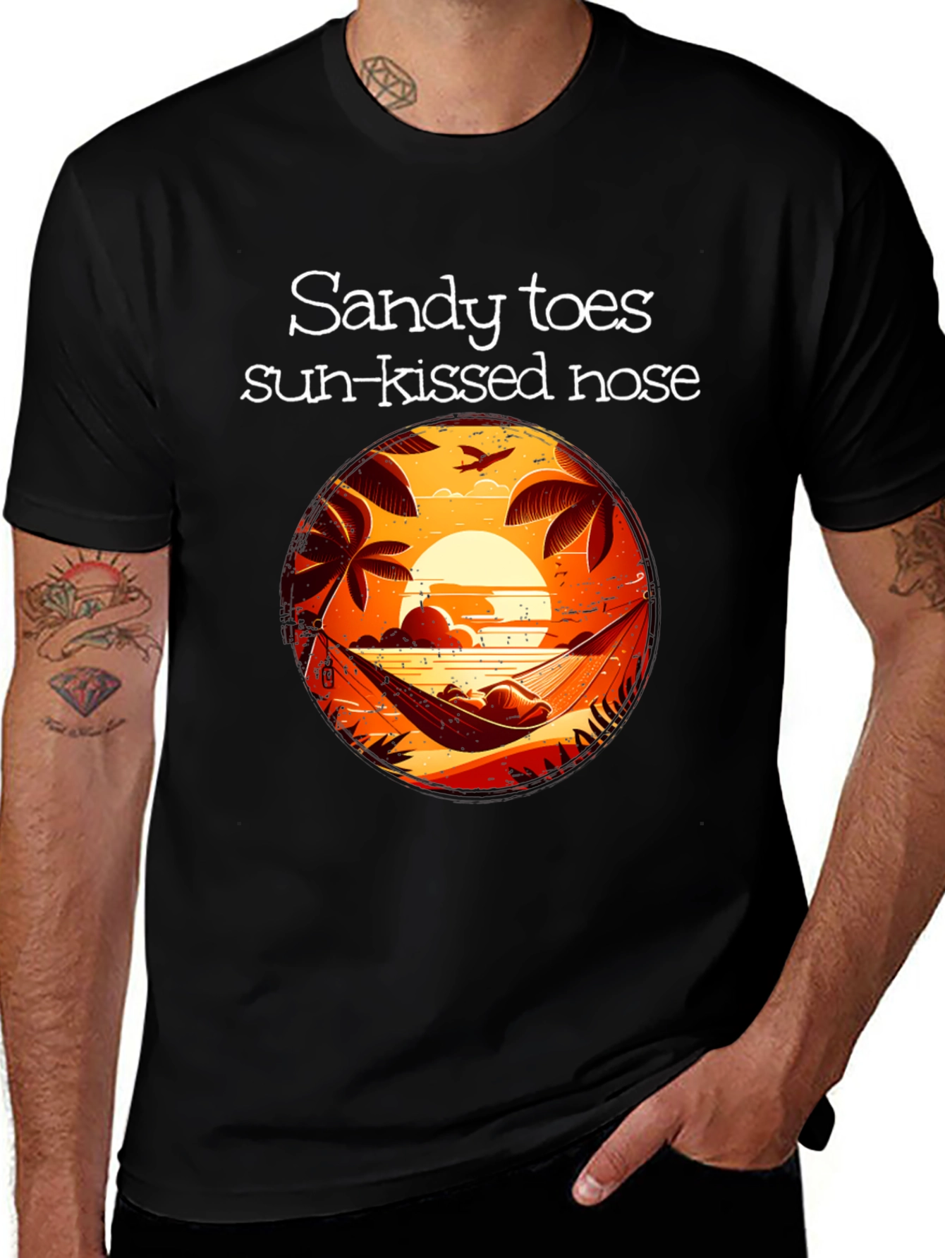 Sandy Toes Sun-Kissed Nose Graphic Tee