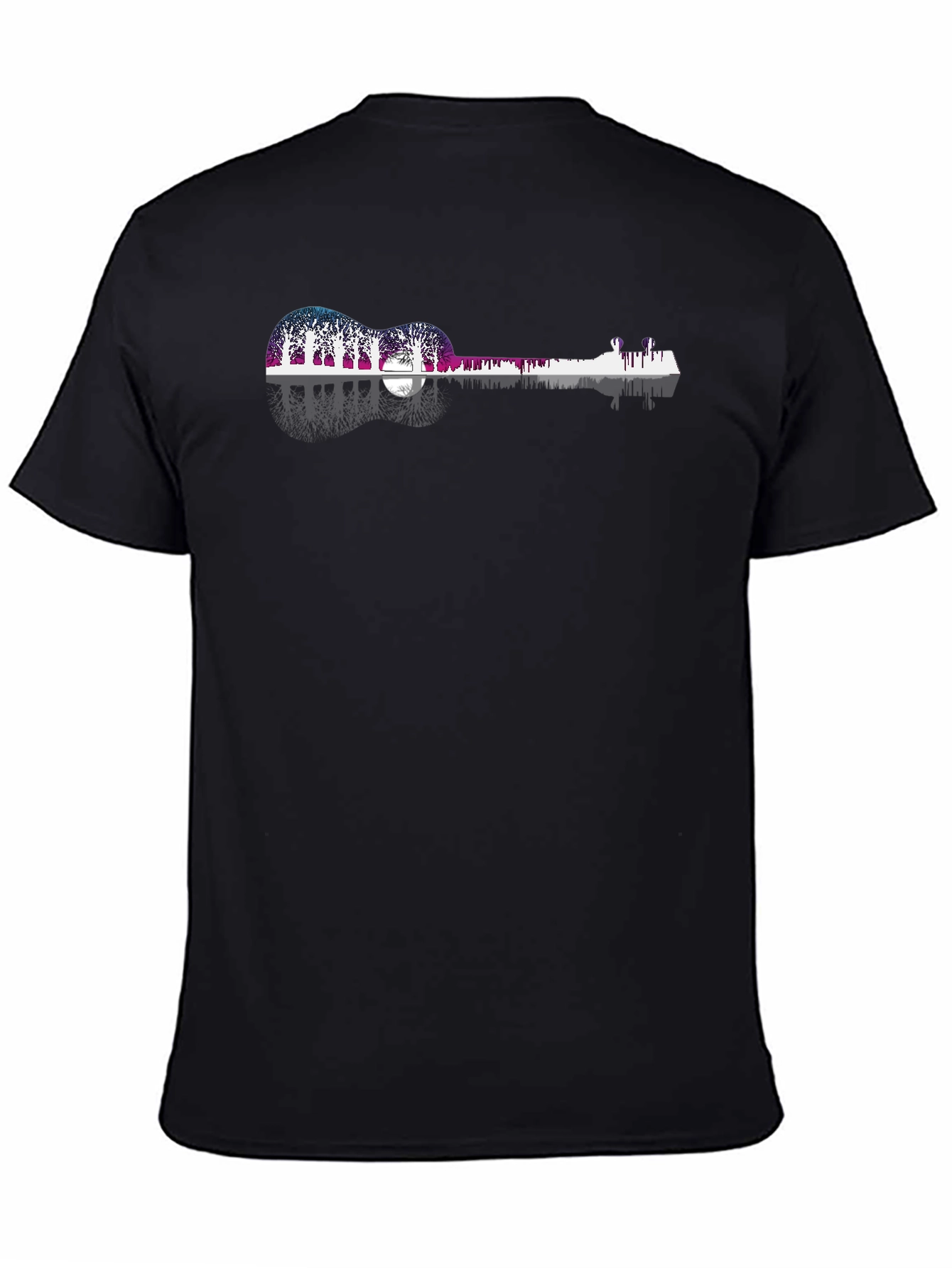 Guitar Landscape Graphic T-Shirt