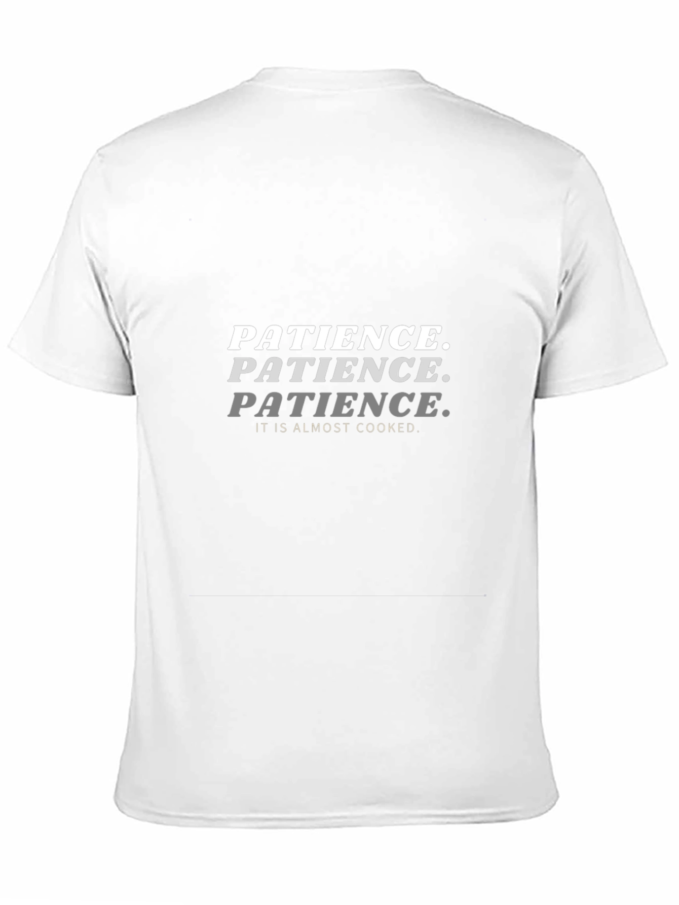 Patience Almost Cooked Black T-Shirt