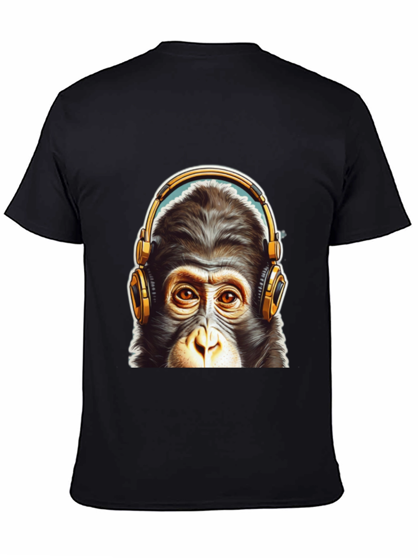 Cool Monkey Headphone Graphic Tee