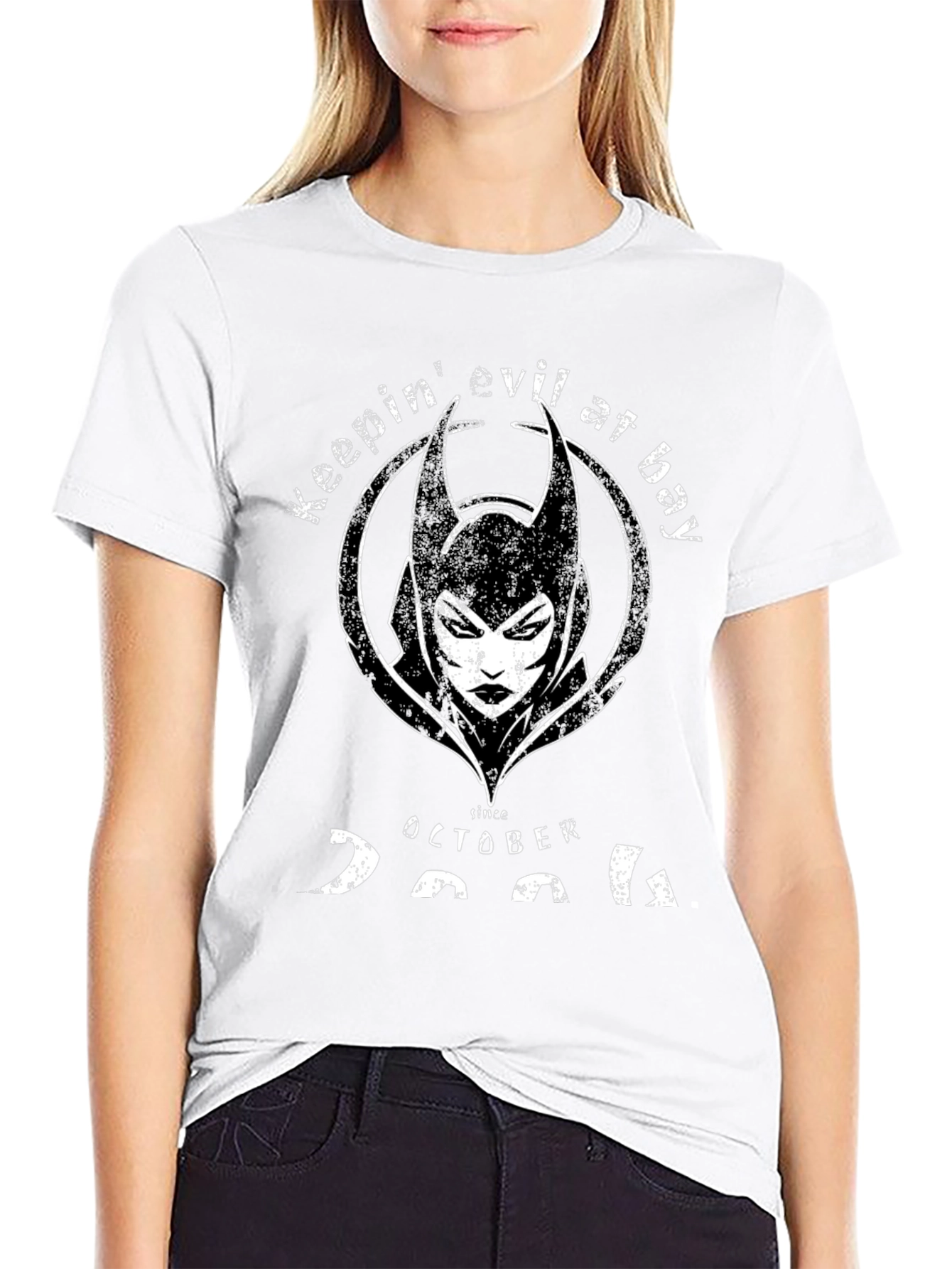 Keepin Evil at Bay Black T-Shirt