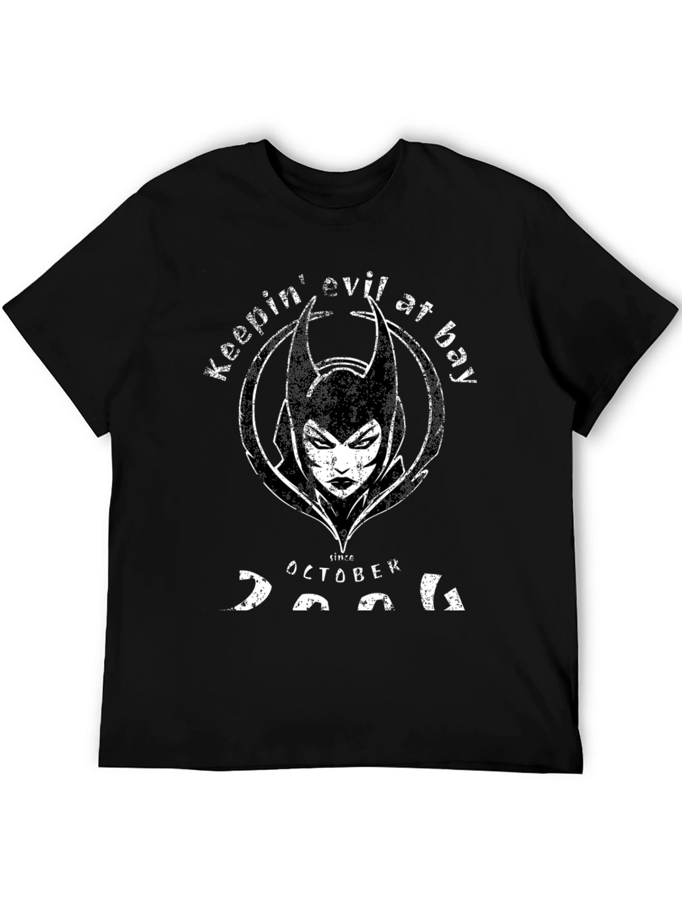 Keepin Evil at Bay Black T-Shirt