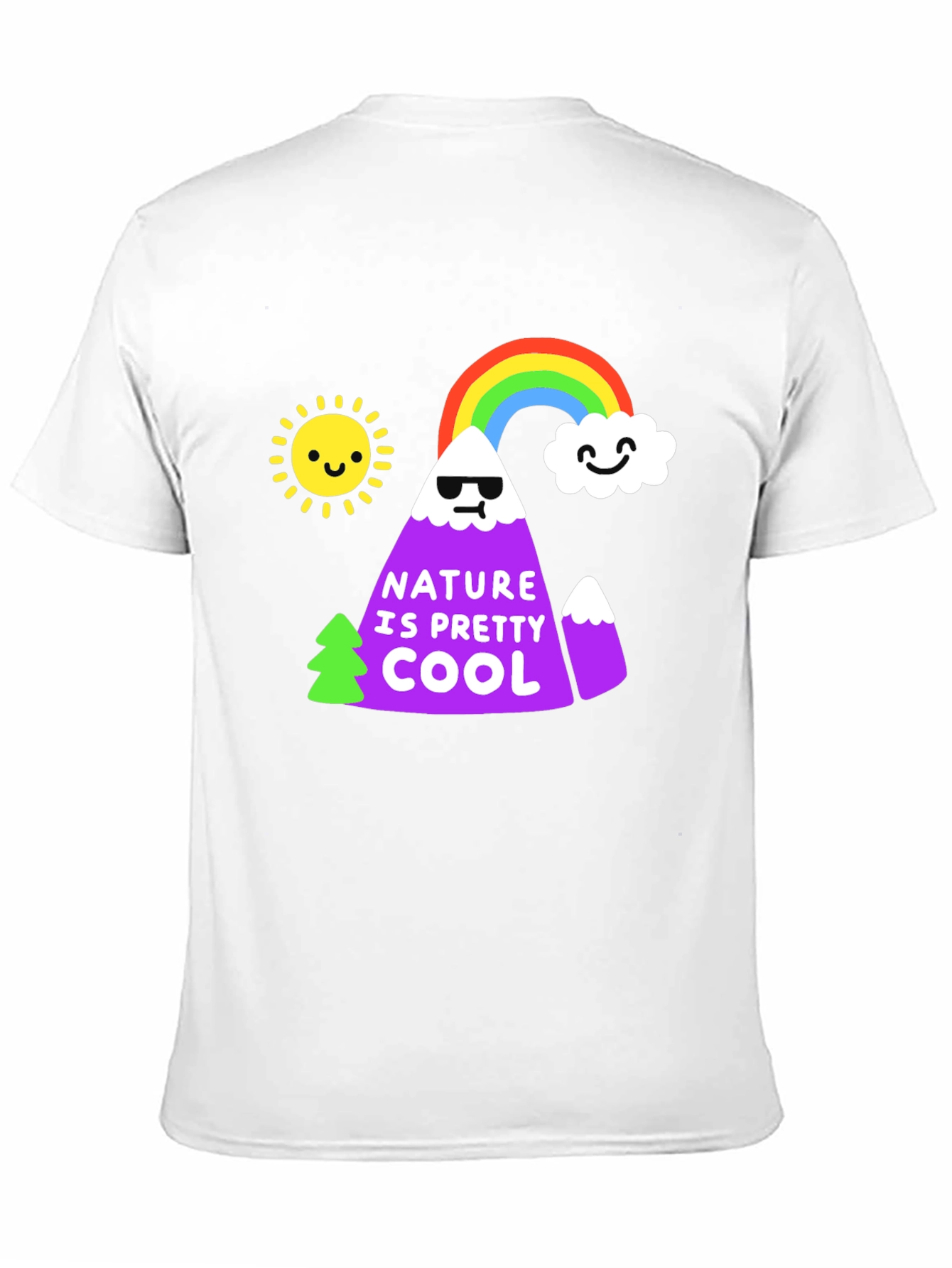 Nature is Pretty Cool Graphic Tee - Black