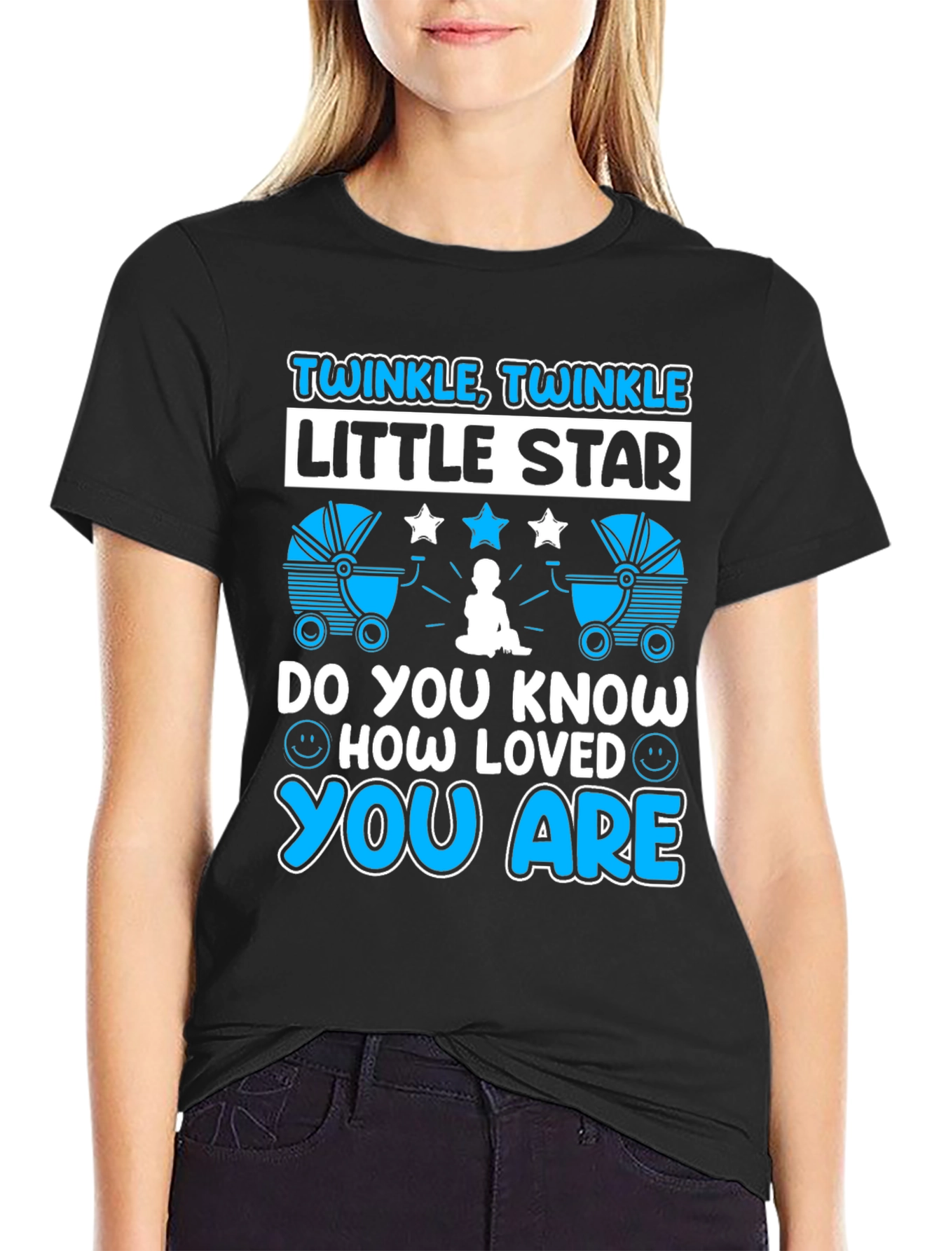 Twinkle Little Star Twin Baby T-Shirt