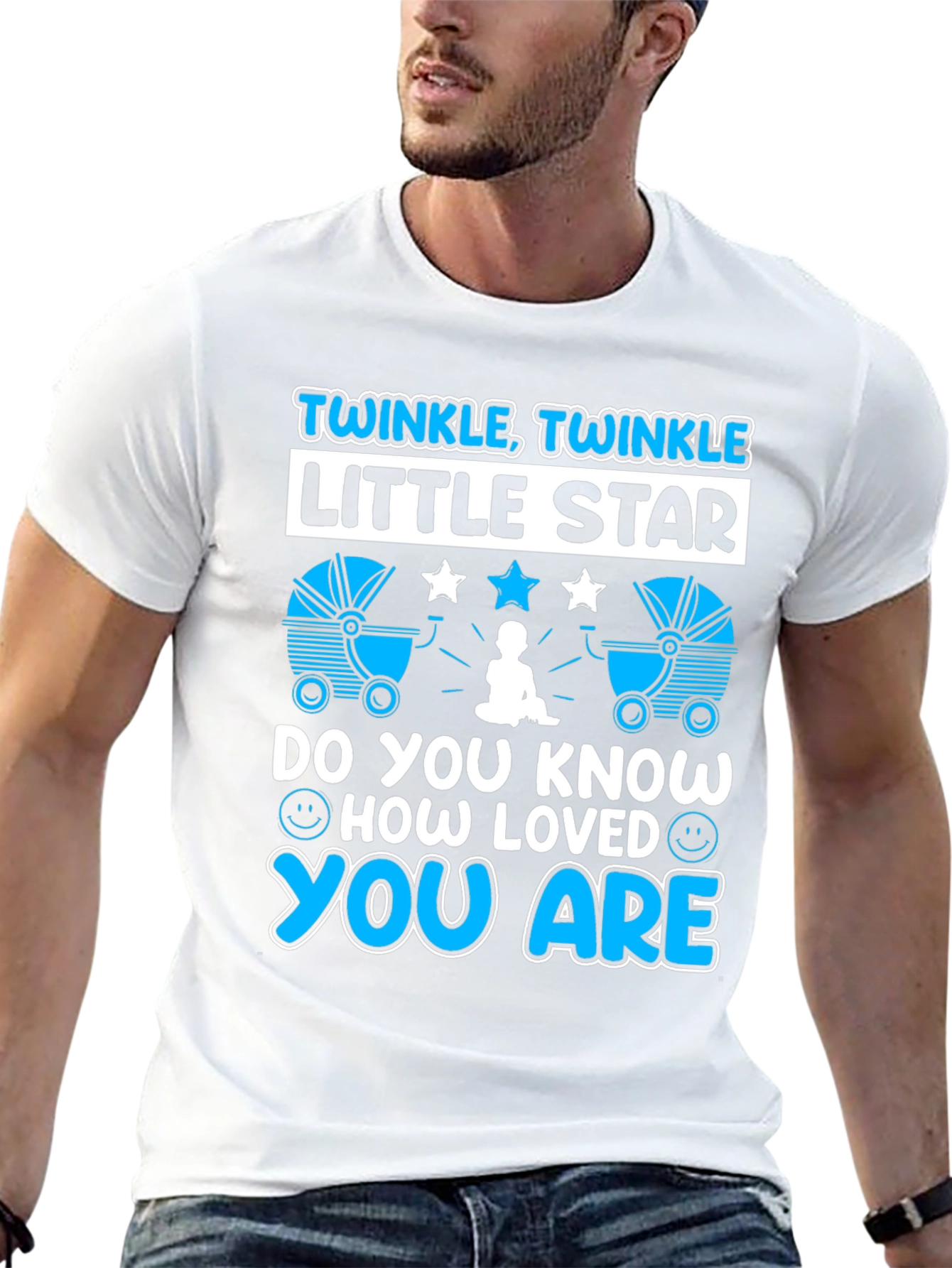 Twinkle Little Star Twin Baby T-Shirt