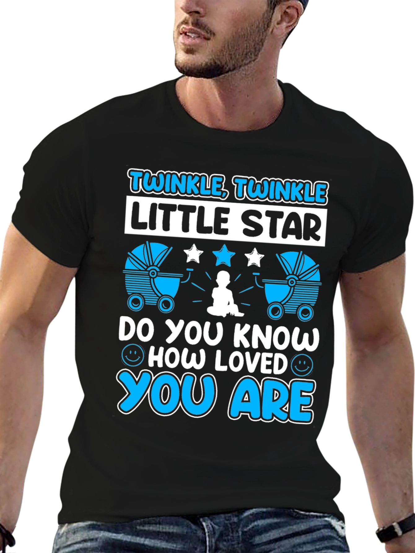Twinkle Little Star Twin Baby T-Shirt