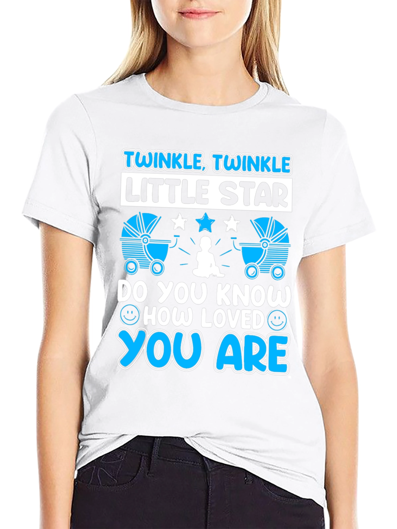 Twinkle Little Star Twin Baby T-Shirt